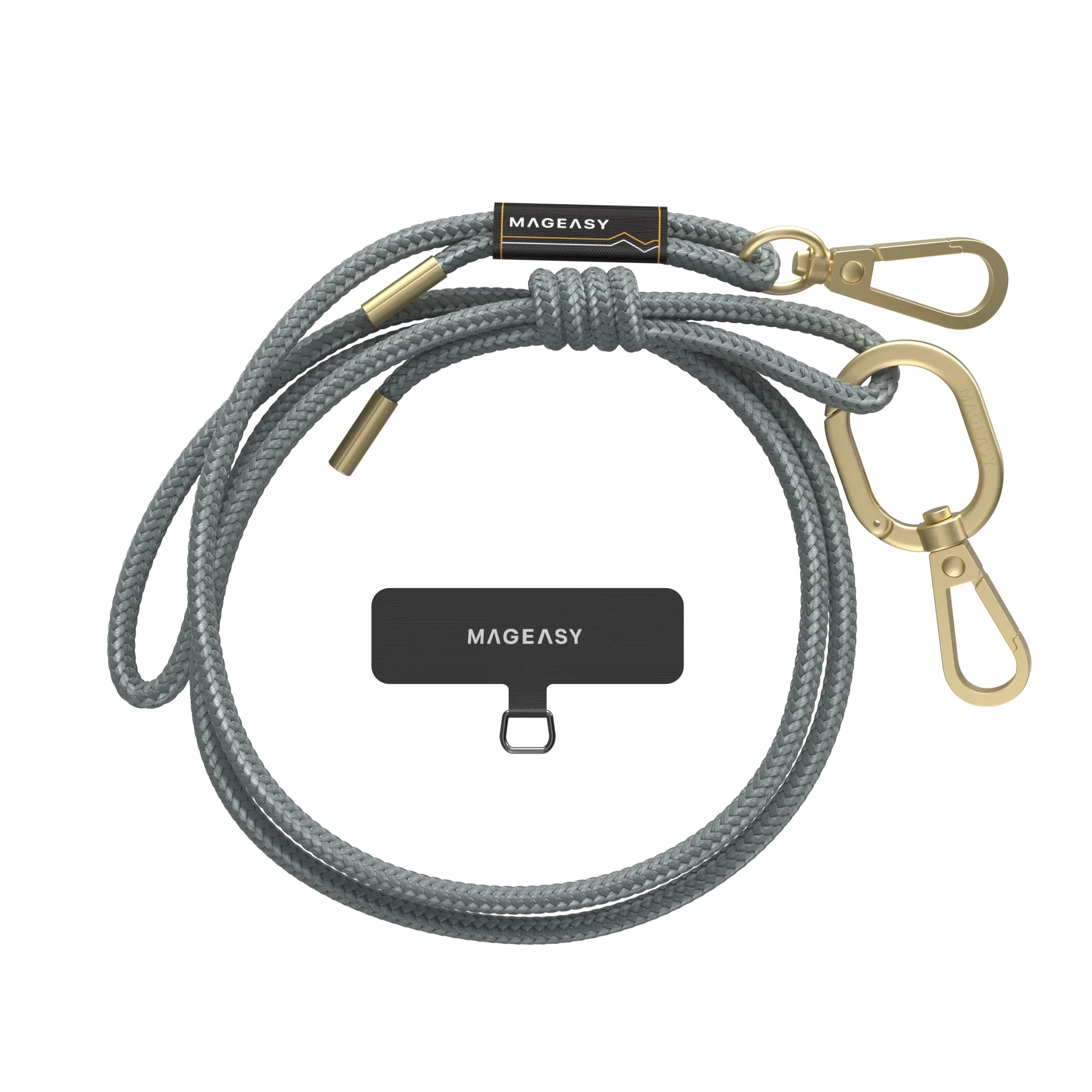 MagEasy Lanyard Strap 6mm - Misty Blue - Image 2
