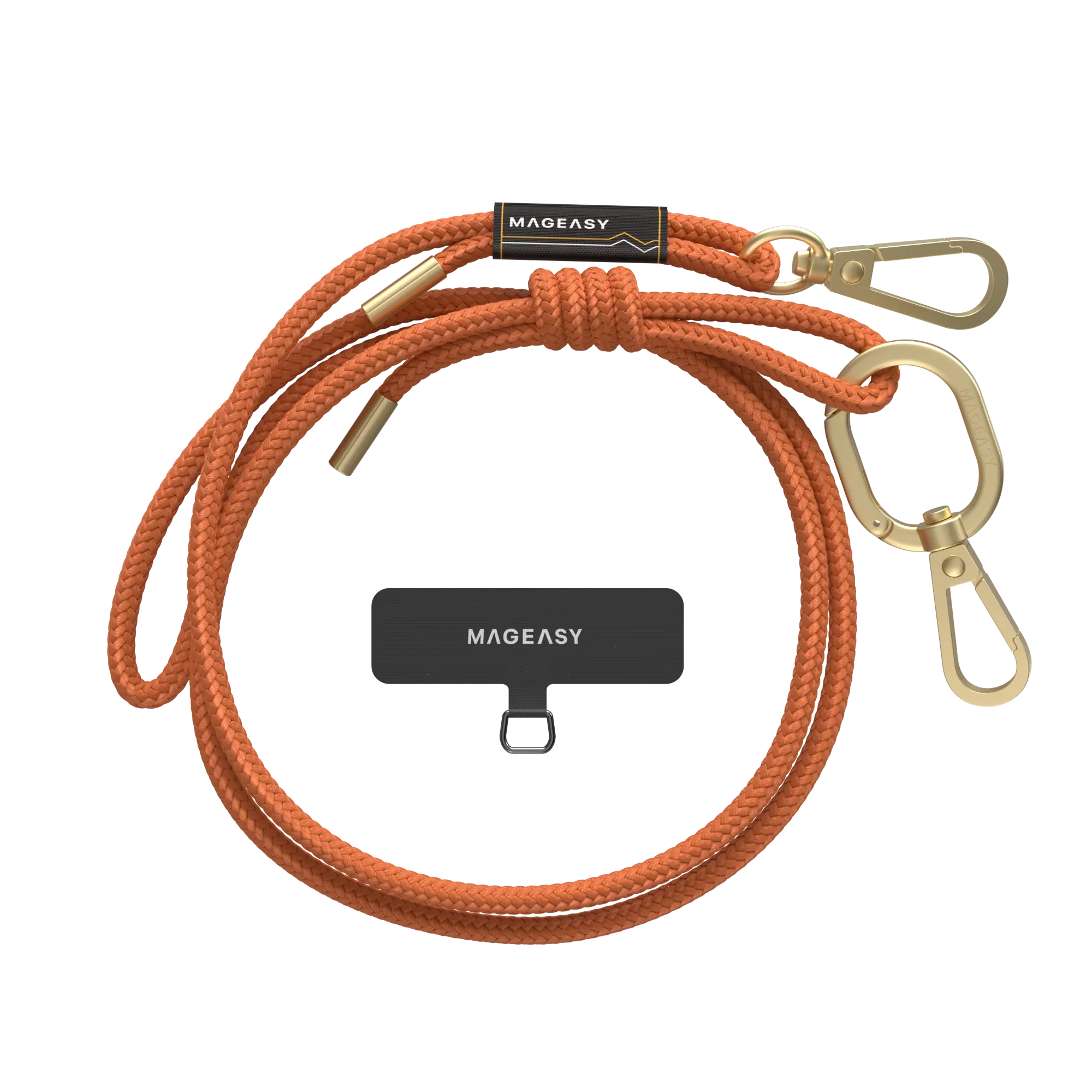 MagEasy Lanyard Strap 6mm - Orange - Image 2