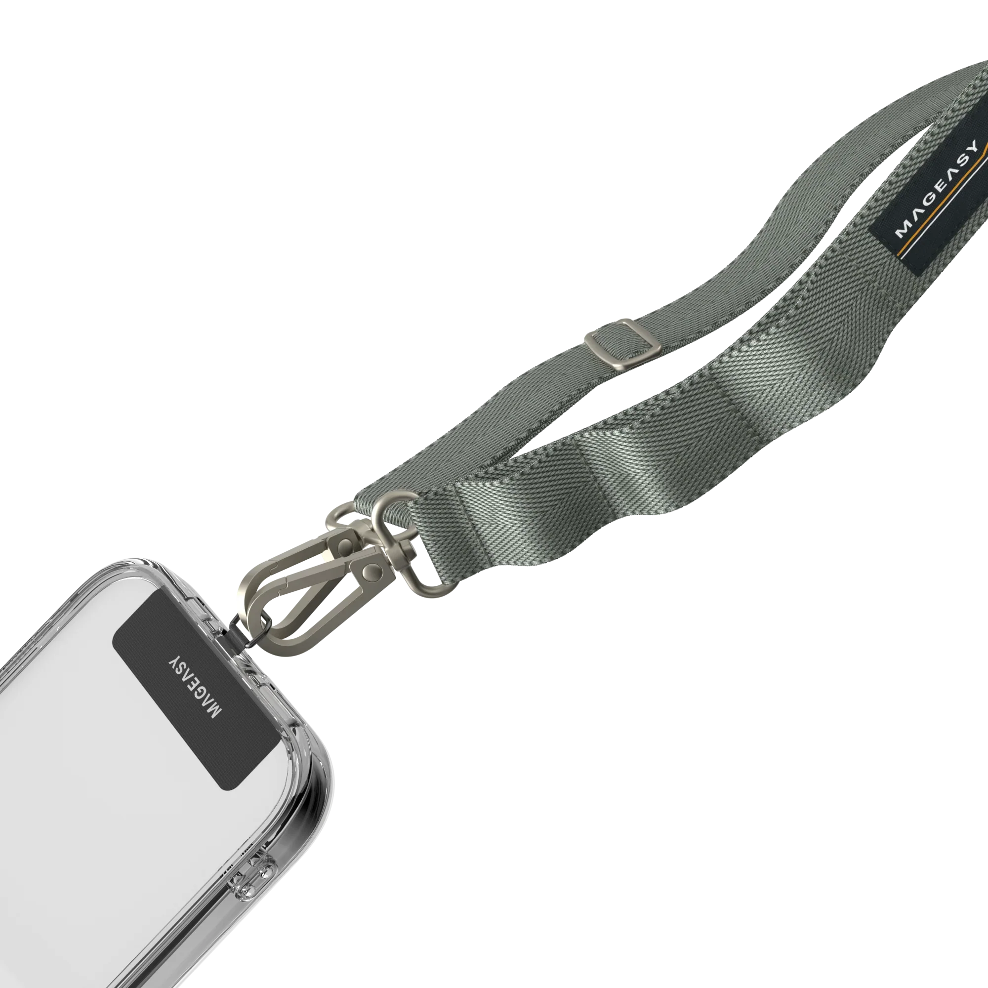 MagEasy Lanyard Strap 20mm - Misty Blue - Image 3