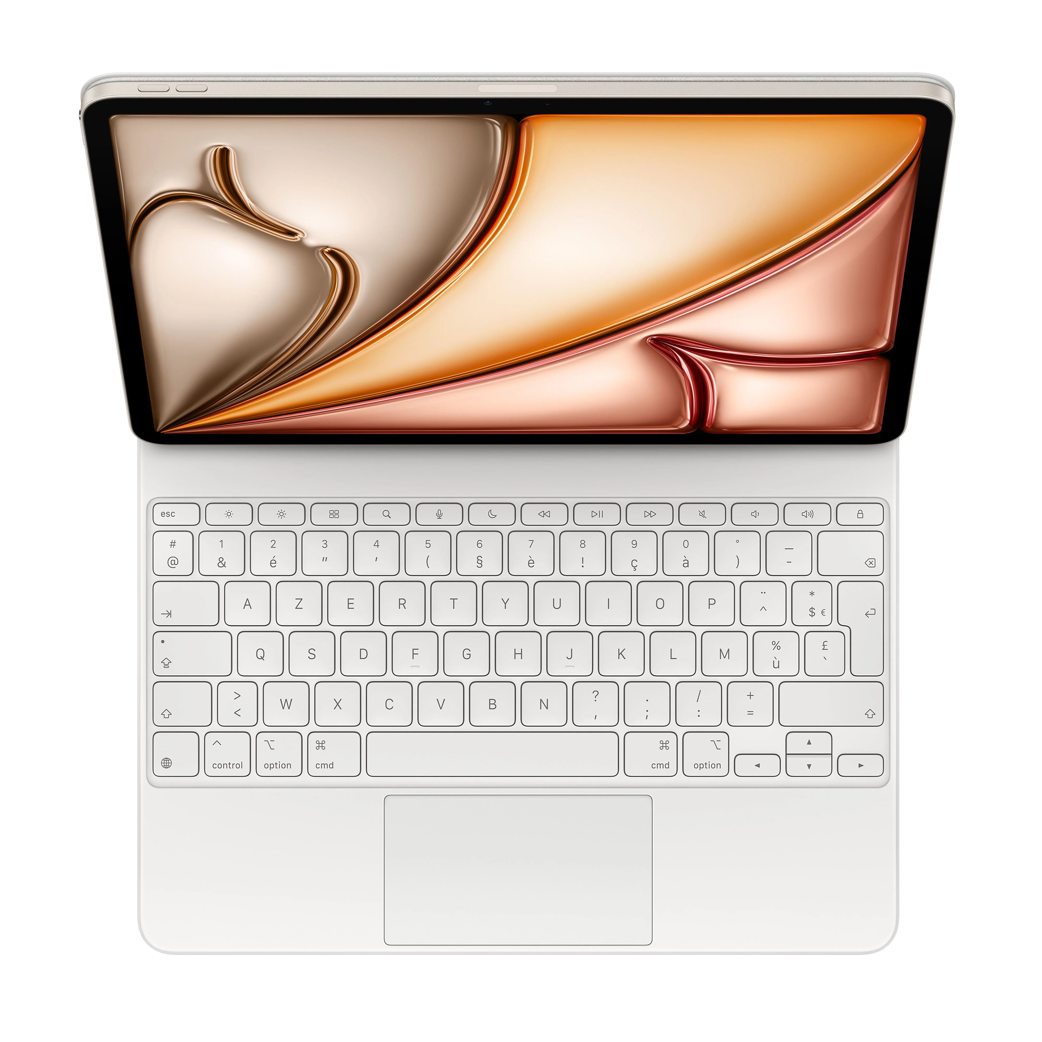 Magic Keyboard voor 13‑inch iPad Air (M4/M3/M2) - Frans - Wit - Image 3