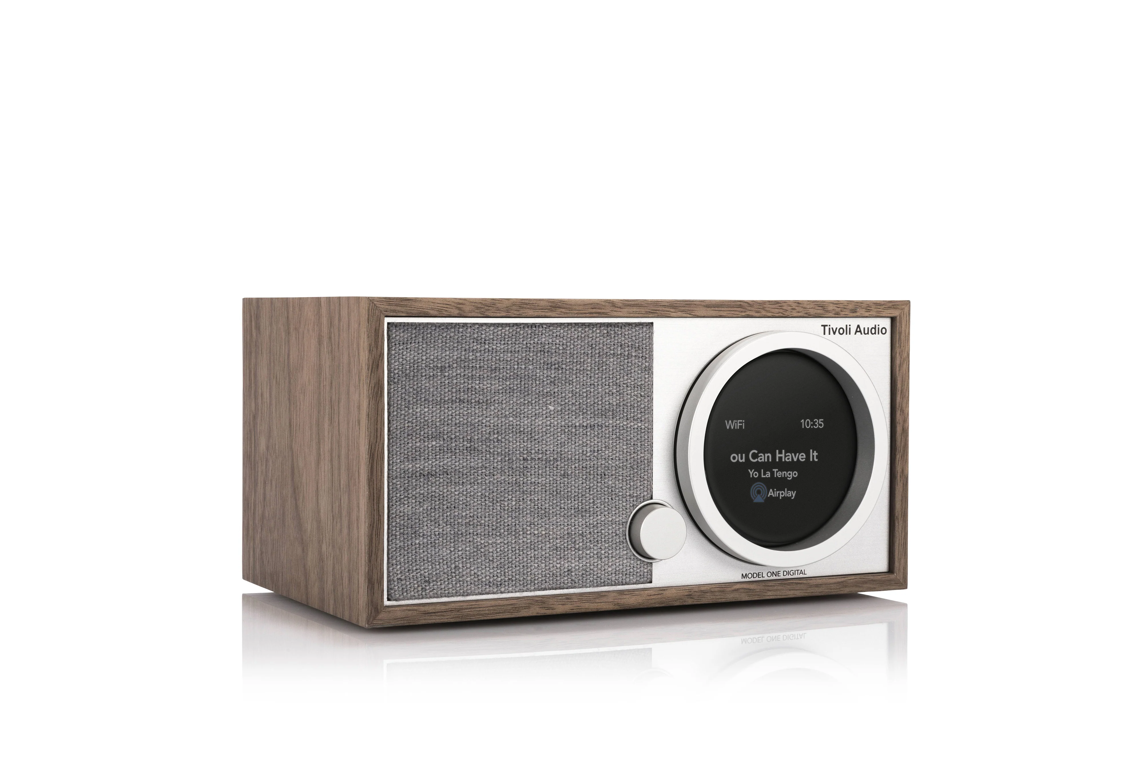Tivoli Model One Digital - Bluetooth + Wi-Fi - Walnut/Grey - Image 3
