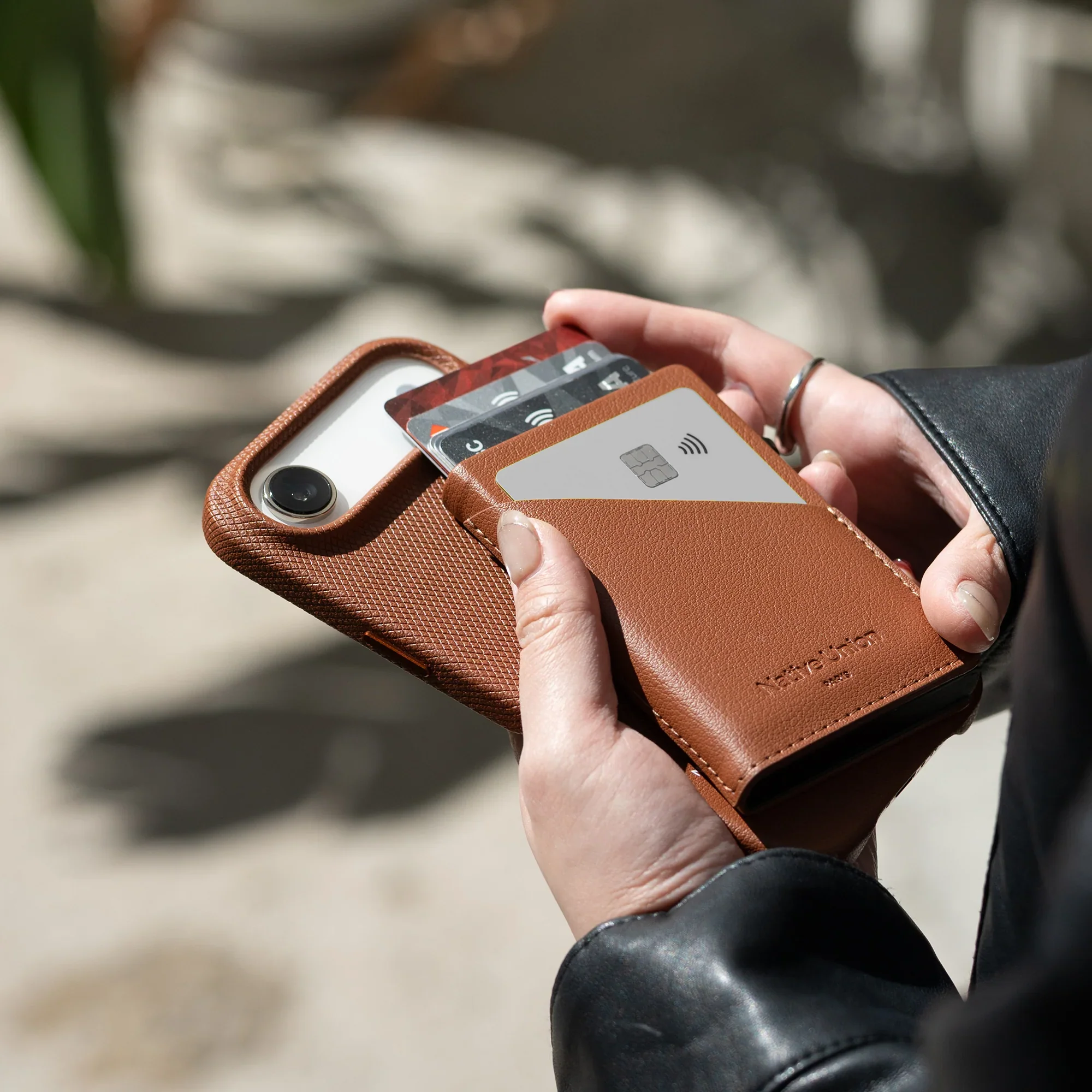 Native Union Slide Card Wallet - Bruin - Image 3