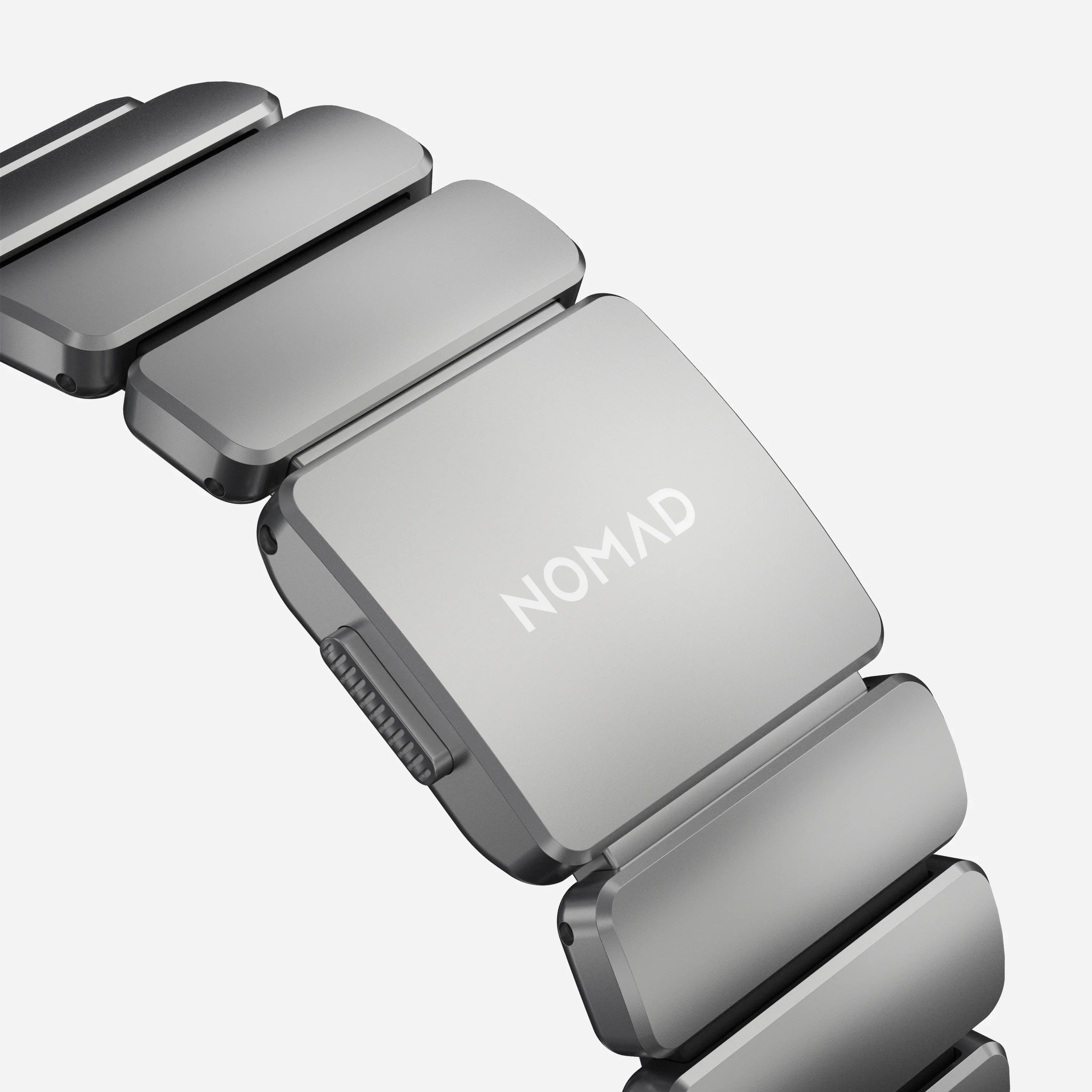 Nomad Stratos bandje - Naturel hardware - 44/45/46/49 mm - Zwart - Image 4