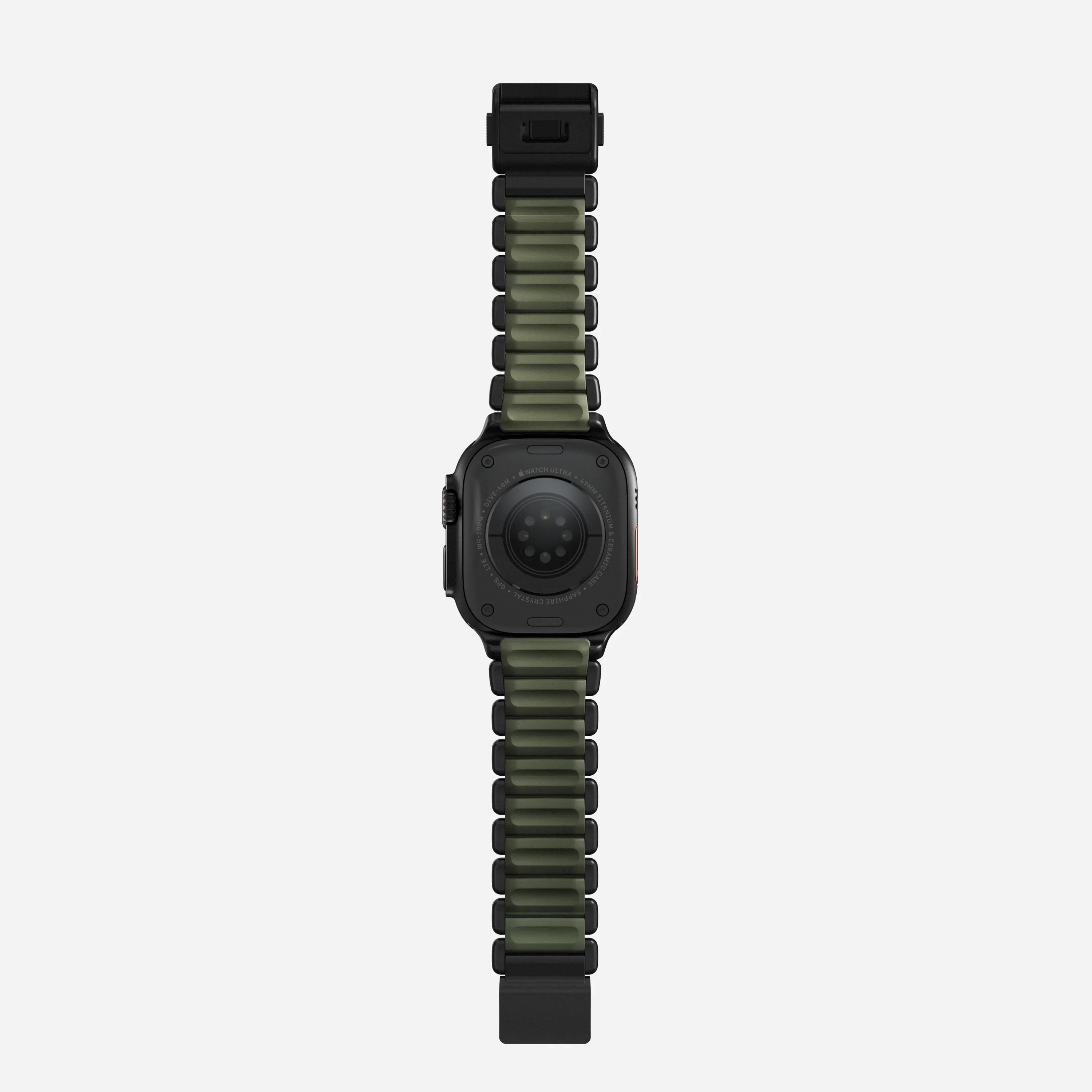 Nomad Stratos bandje - Zwarte hardware - 44/45/46/49 mm - Bosgroen - Image 10
