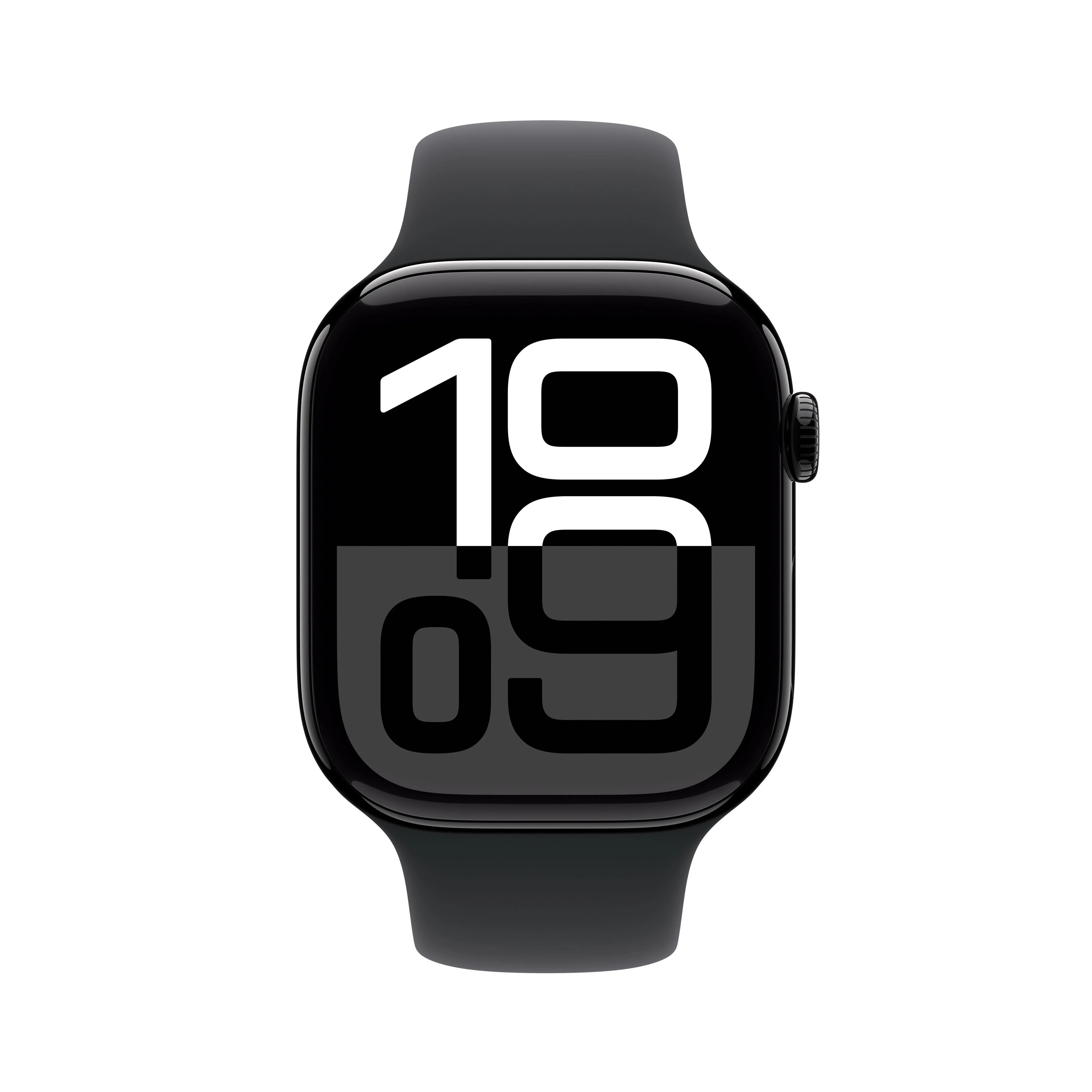 [OPEN BOX] EOL Apple Watch Series 10 (GPS + Cellular) • 46‐mm kast van gitzwart aluminium • Zwart sportbandje - M/L - Image 2