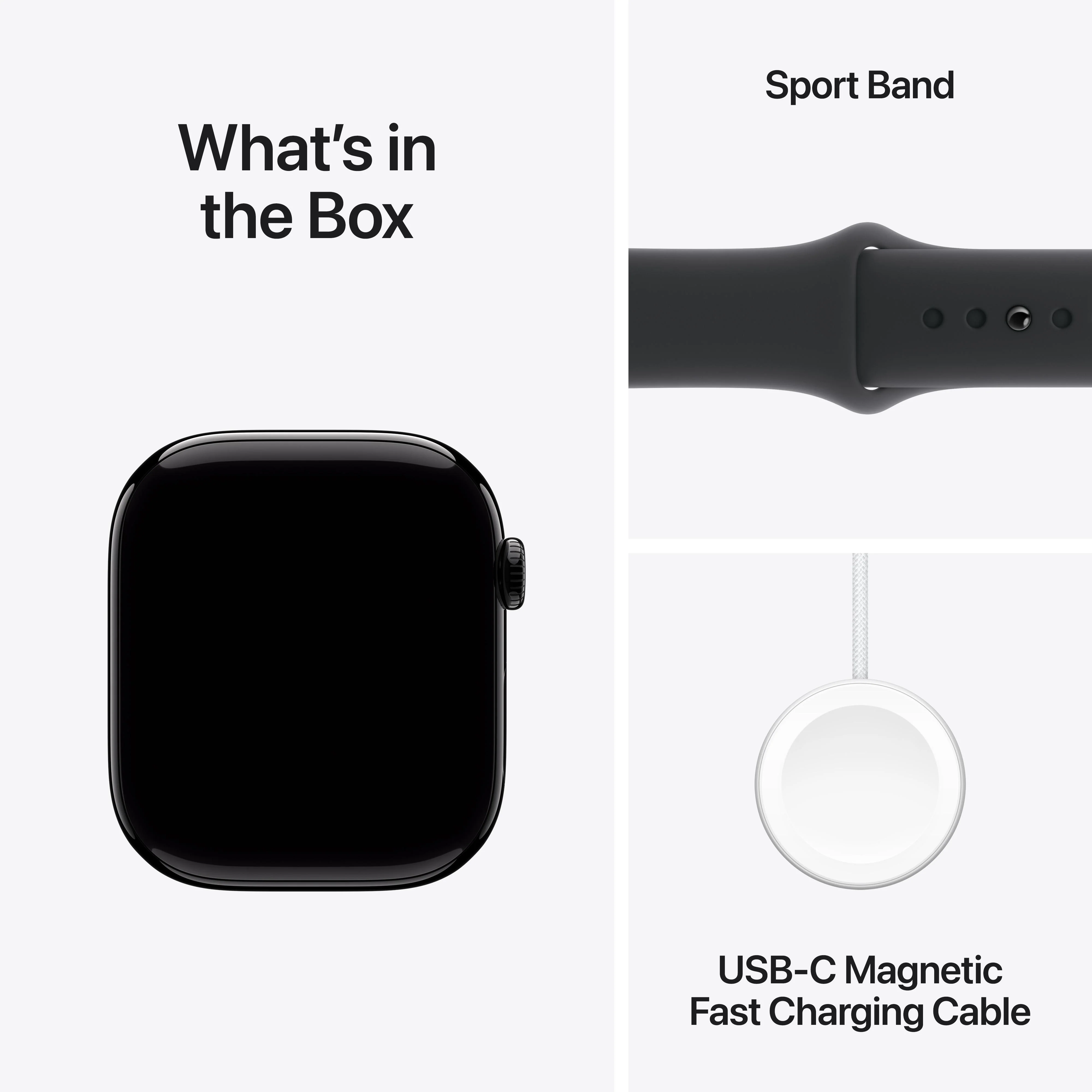 [OPEN BOX] EOL Apple Watch Series 10 (GPS + Cellular) • 46‐mm kast van gitzwart aluminium • Zwart sportbandje - M/L - Image 9
