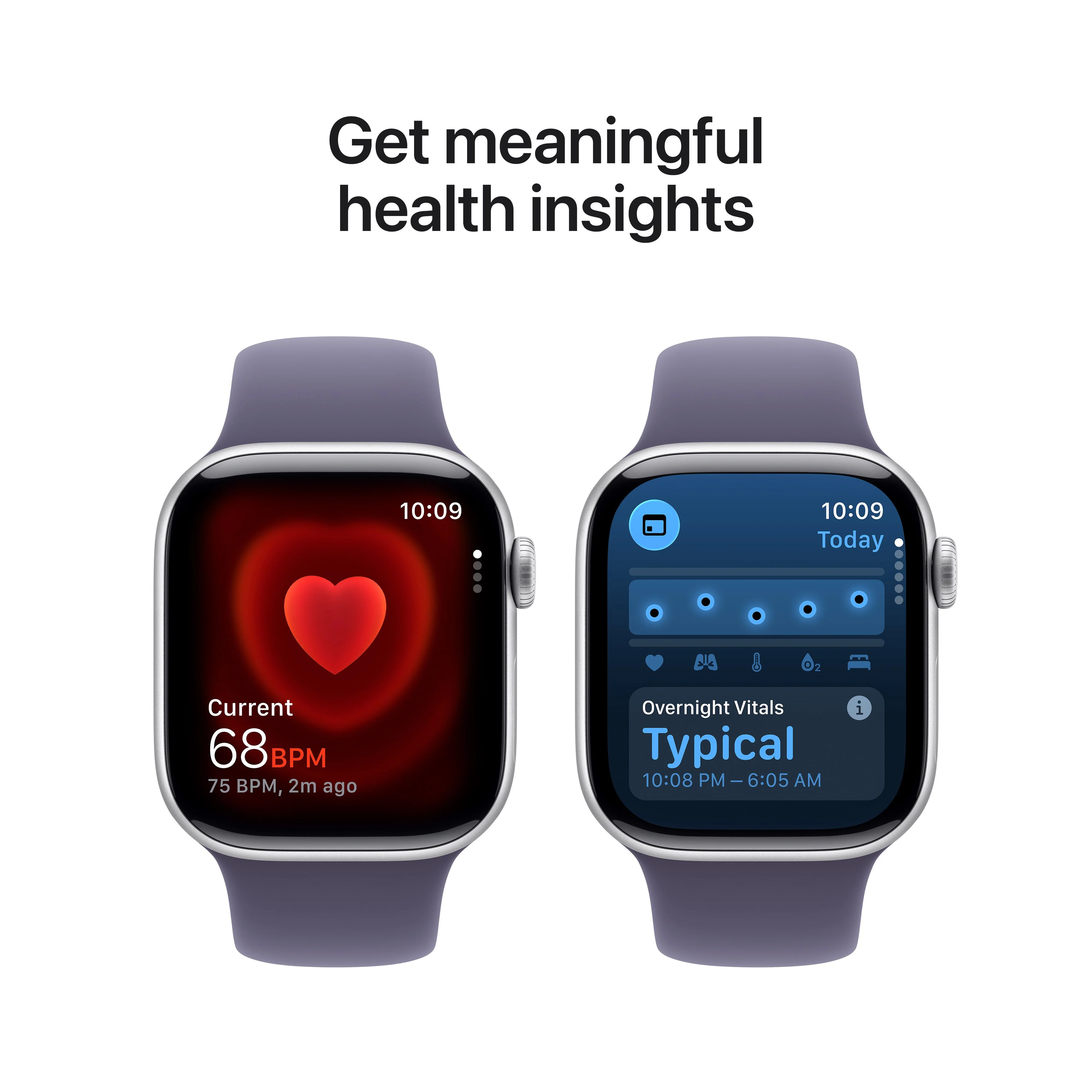 [OPEN BOX] Apple Watch Series 11 (GPS) • 42‑mm kast van zilverkleurig aluminium • Zachtpaars sportbandje - S/M - Image 5