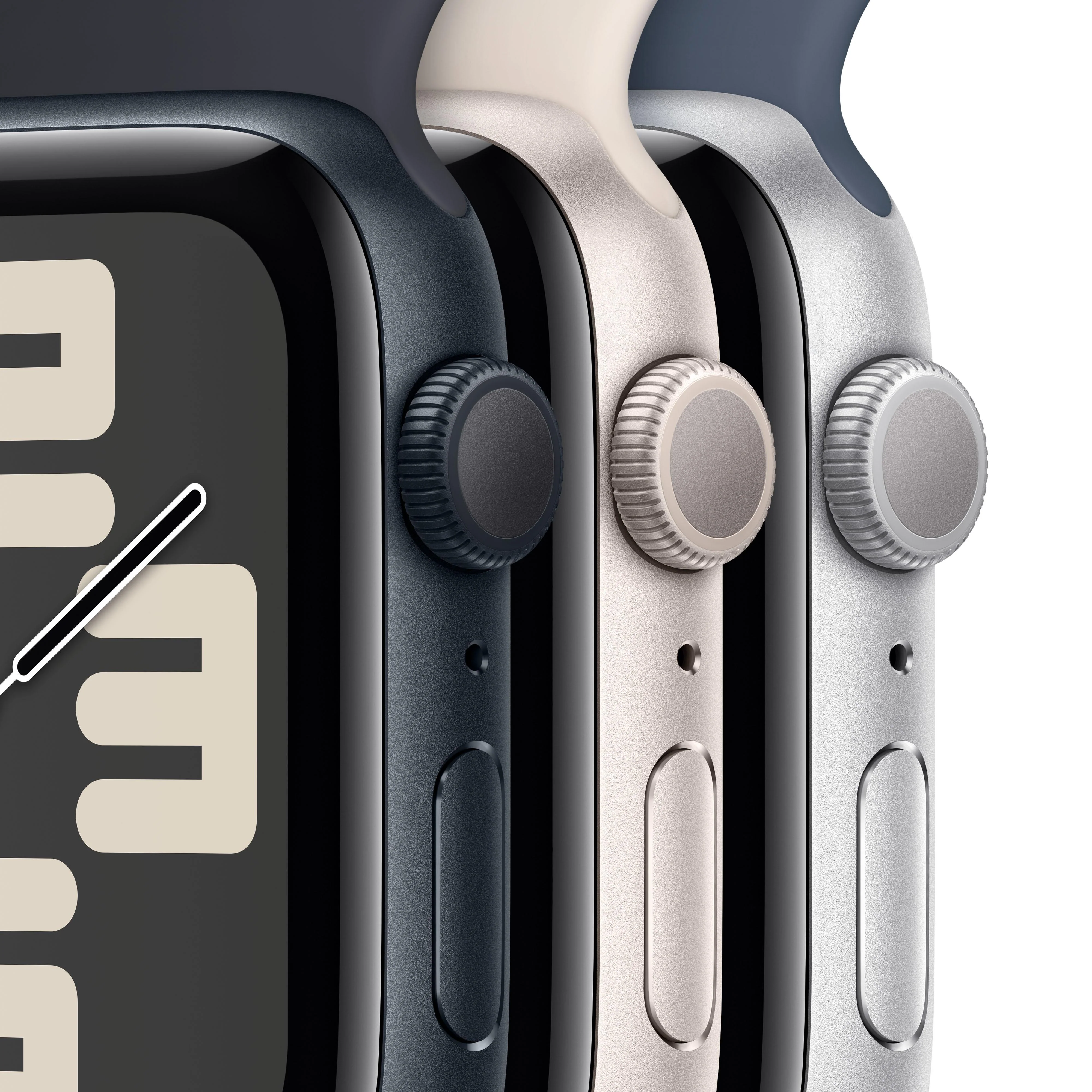 [OPEN BOX] EOL Apple Watch SE (GPS) • 44‐mm kast van middernacht aluminium • Middernacht sportbandje - S/M - Image 3