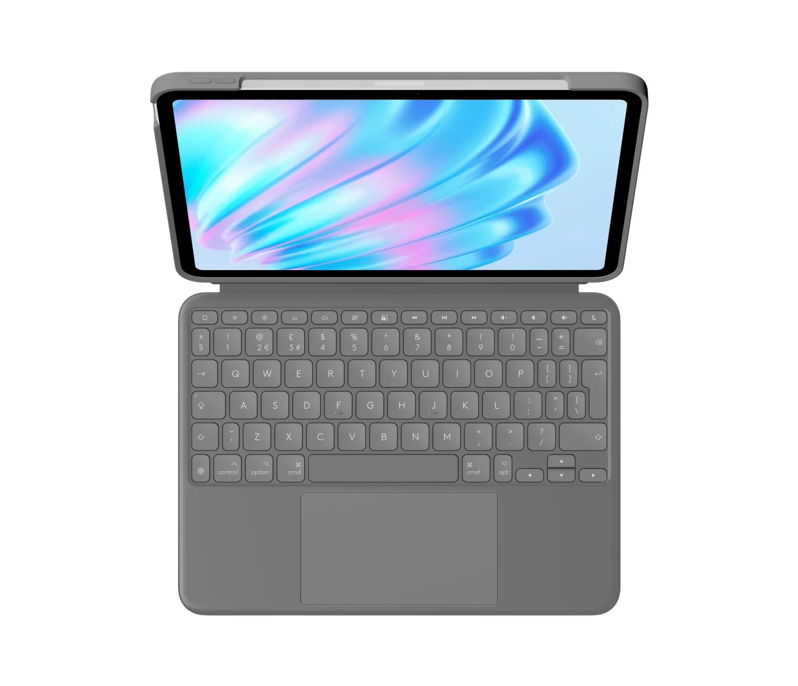[OPEN BOX] Logitech Combo Touch - Keyboard Case voor 11-inch iPad Air (M4/M3/M2/5e gen.) - UK (Qwerty) - Oxford Grey - Image 2