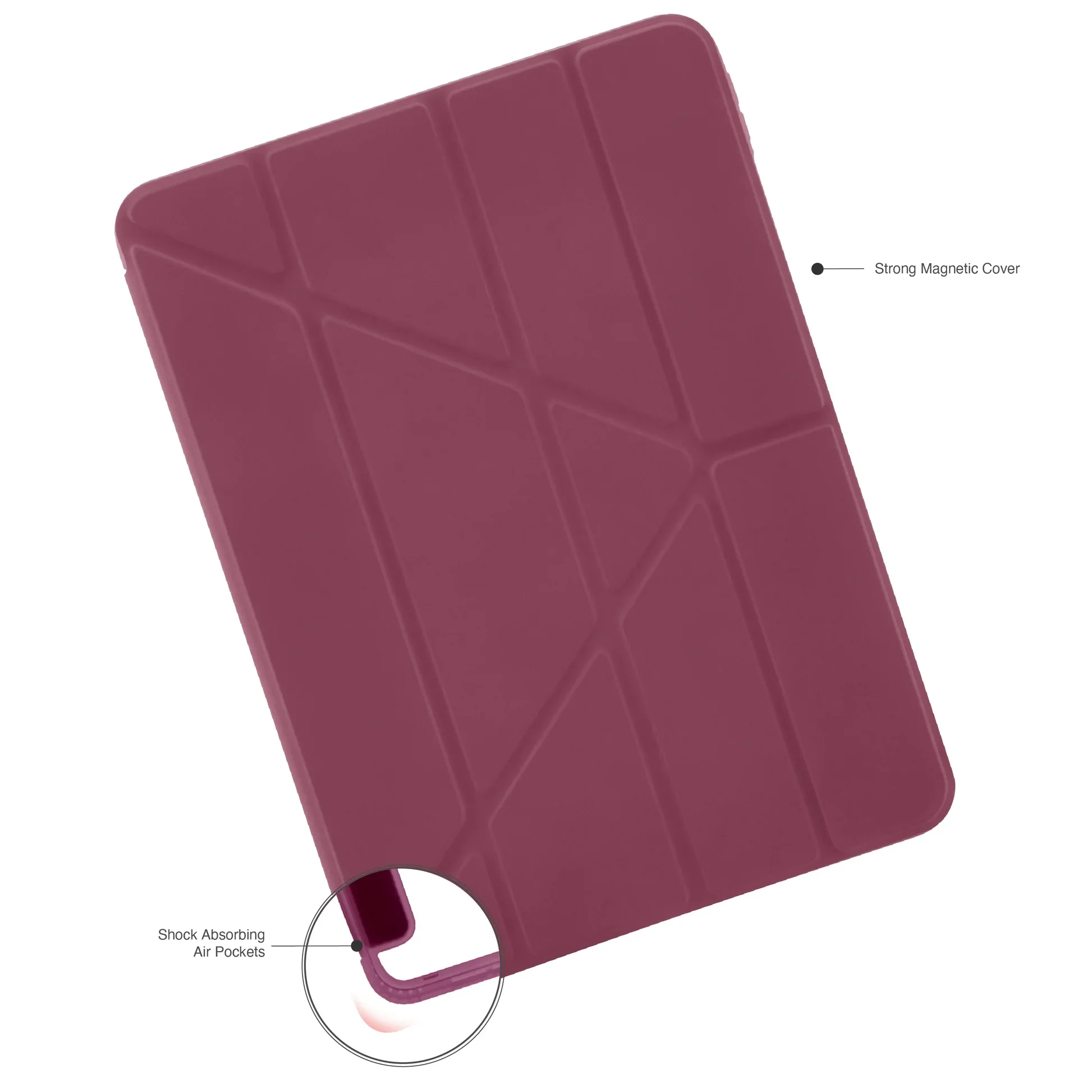Pipetto Origami Case voor iPad (10e gen./A16) - Bordeaux - Image 4