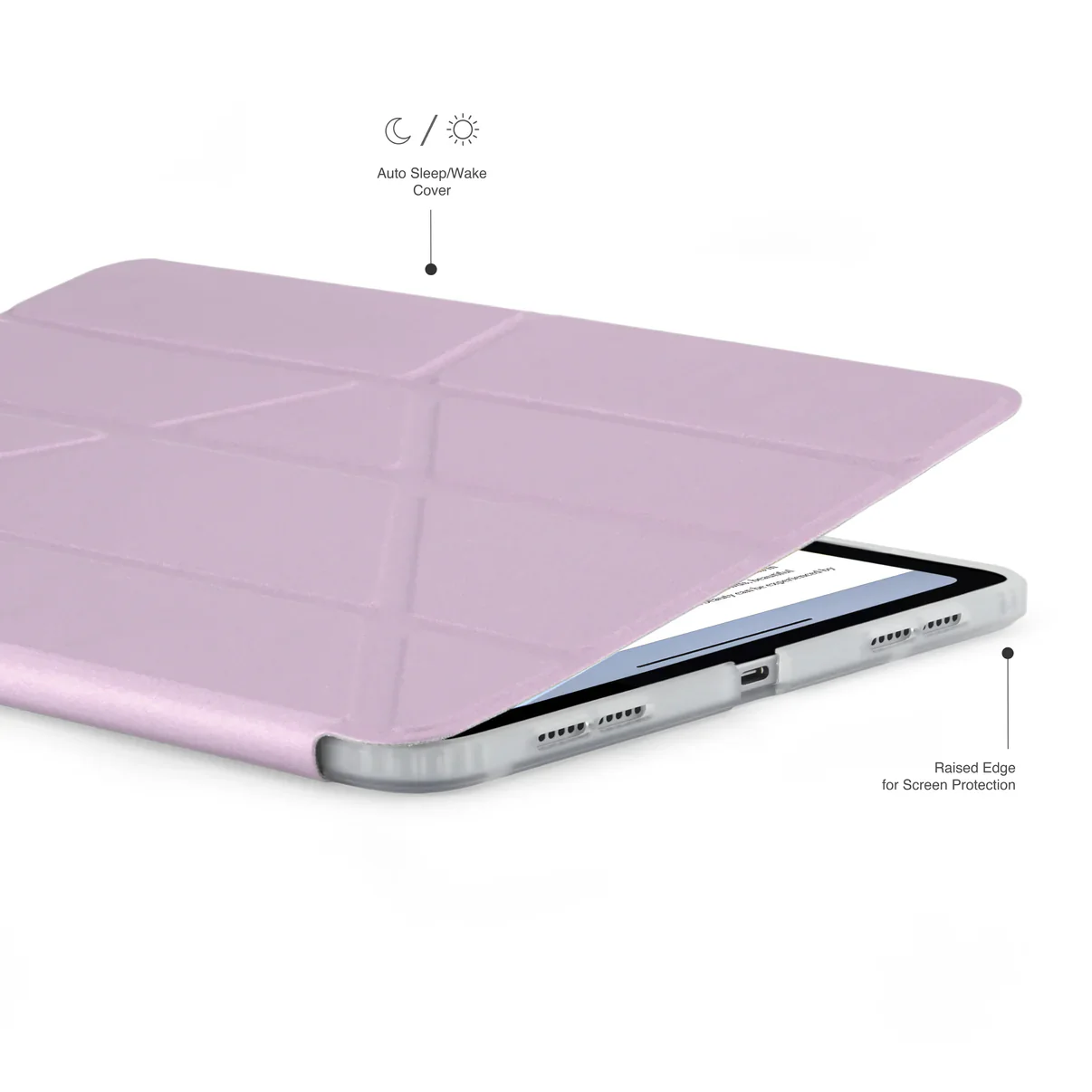 Pipetto Origami Case voor iPad Air 11-inch (M4/M3/M2) / iPad Air 10,9-inch (2022/2020) - Metallic Purple - Image 4