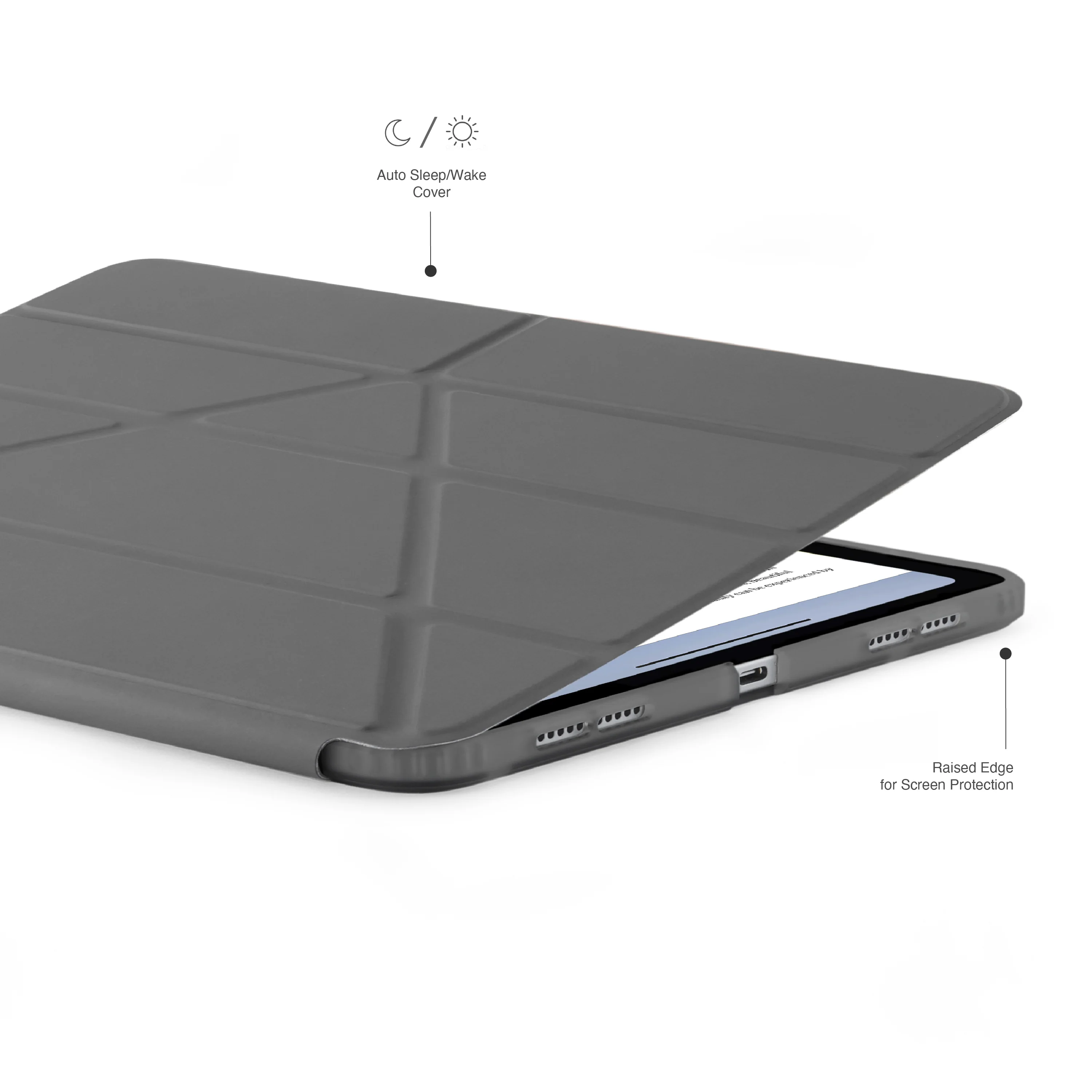 EOL Pipetto Origami Case voor 13-inch iPad Pro (M5/M4) - Grijs - Image 3