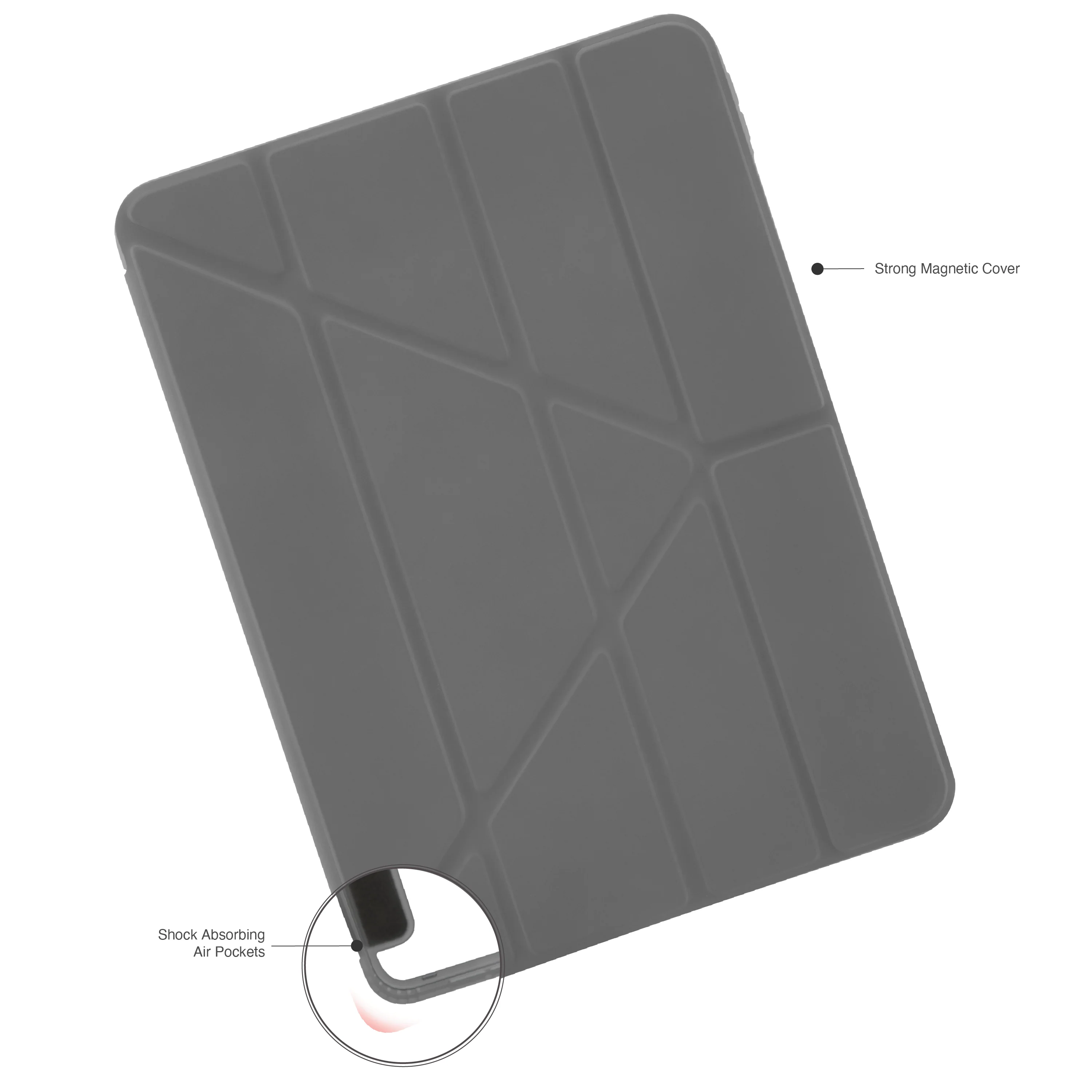 EOL Pipetto Origami Case voor 13-inch iPad Pro (M5/M4) - Grijs - Image 4