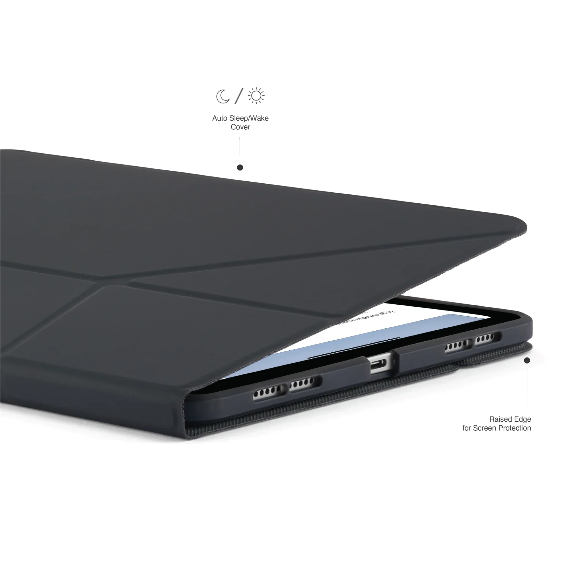 Pipetto Origami Stand Case voor iPad (A16/10e gen.) - Zwart - Image 8