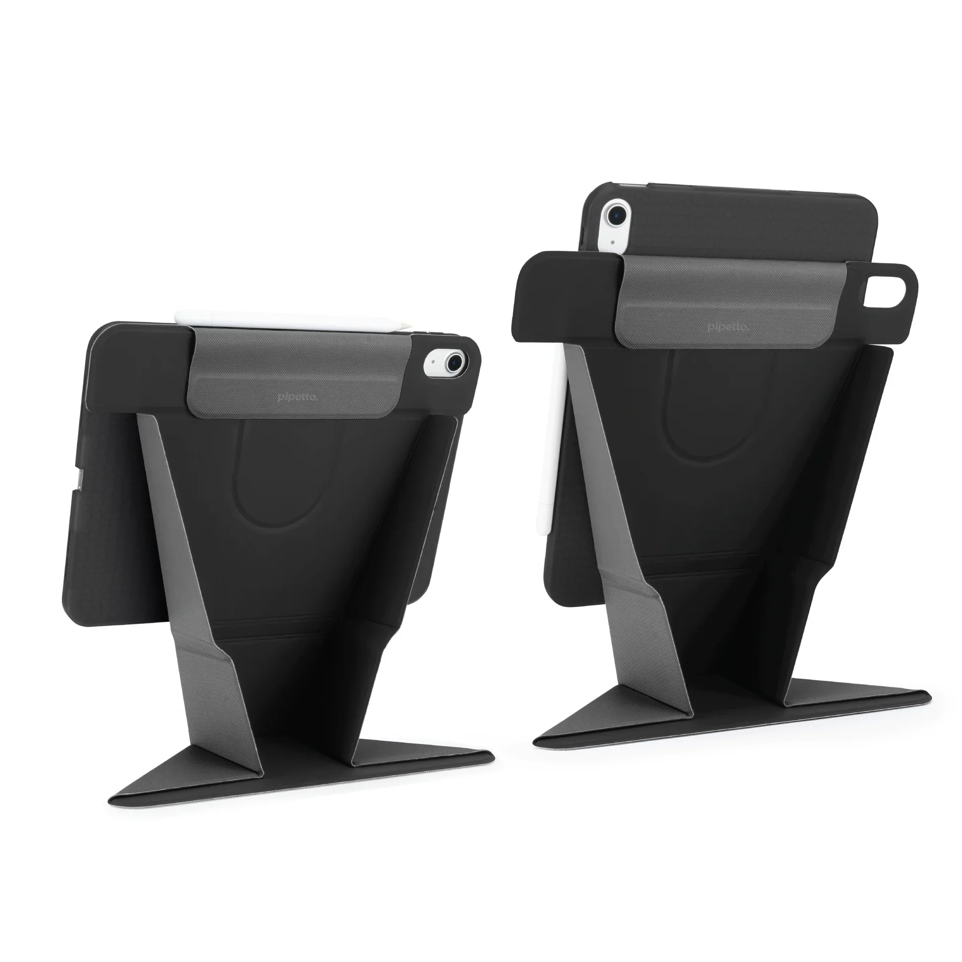 Pipetto Origami Stand Case voor iPad Air 11-inch (M4/M3/M2) / iPad Air 10,9-inch (2022/2020) - Zwart - Image 2