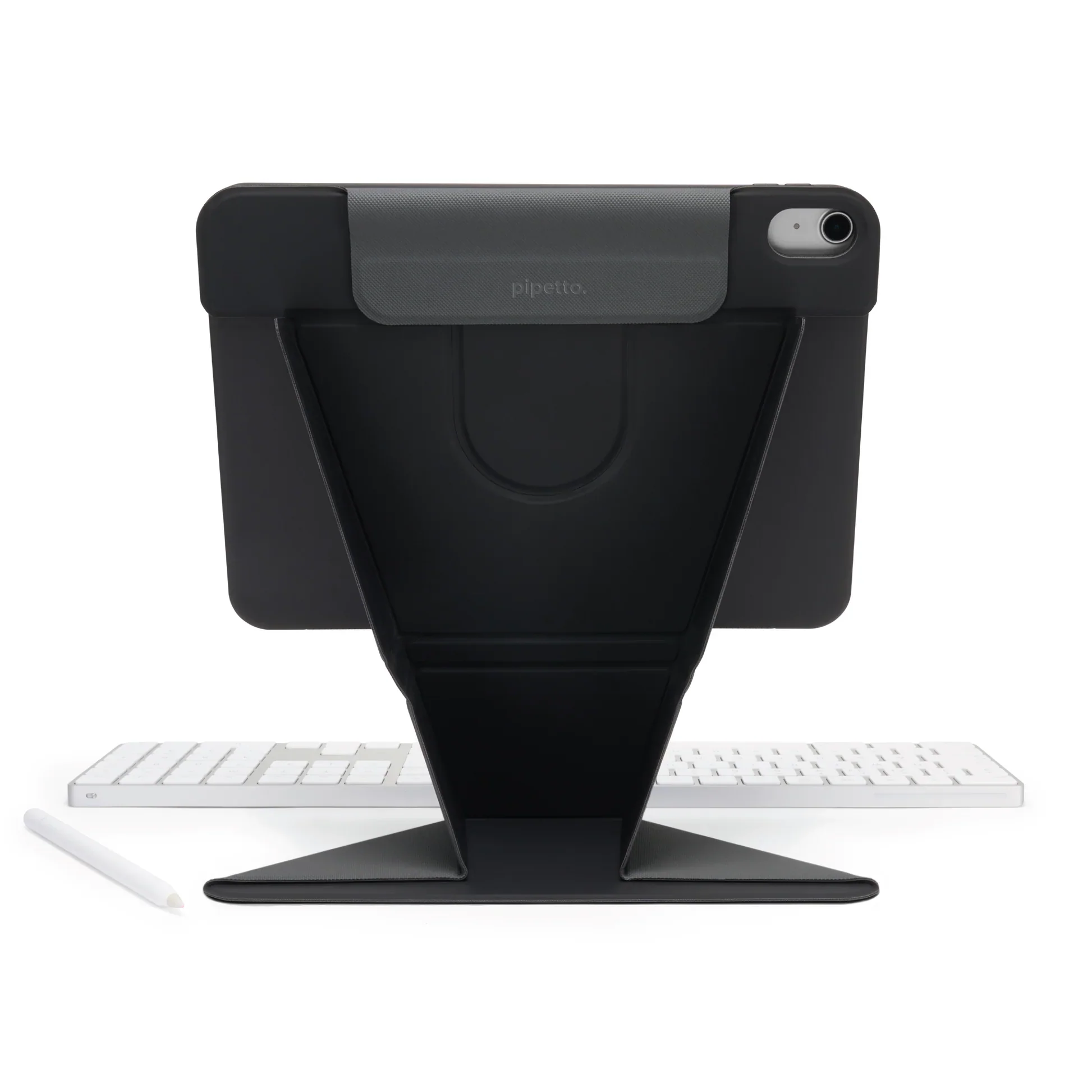 Pipetto Origami Stand Case voor iPad Air 13-inch (M4/M3/M2) - Zwart