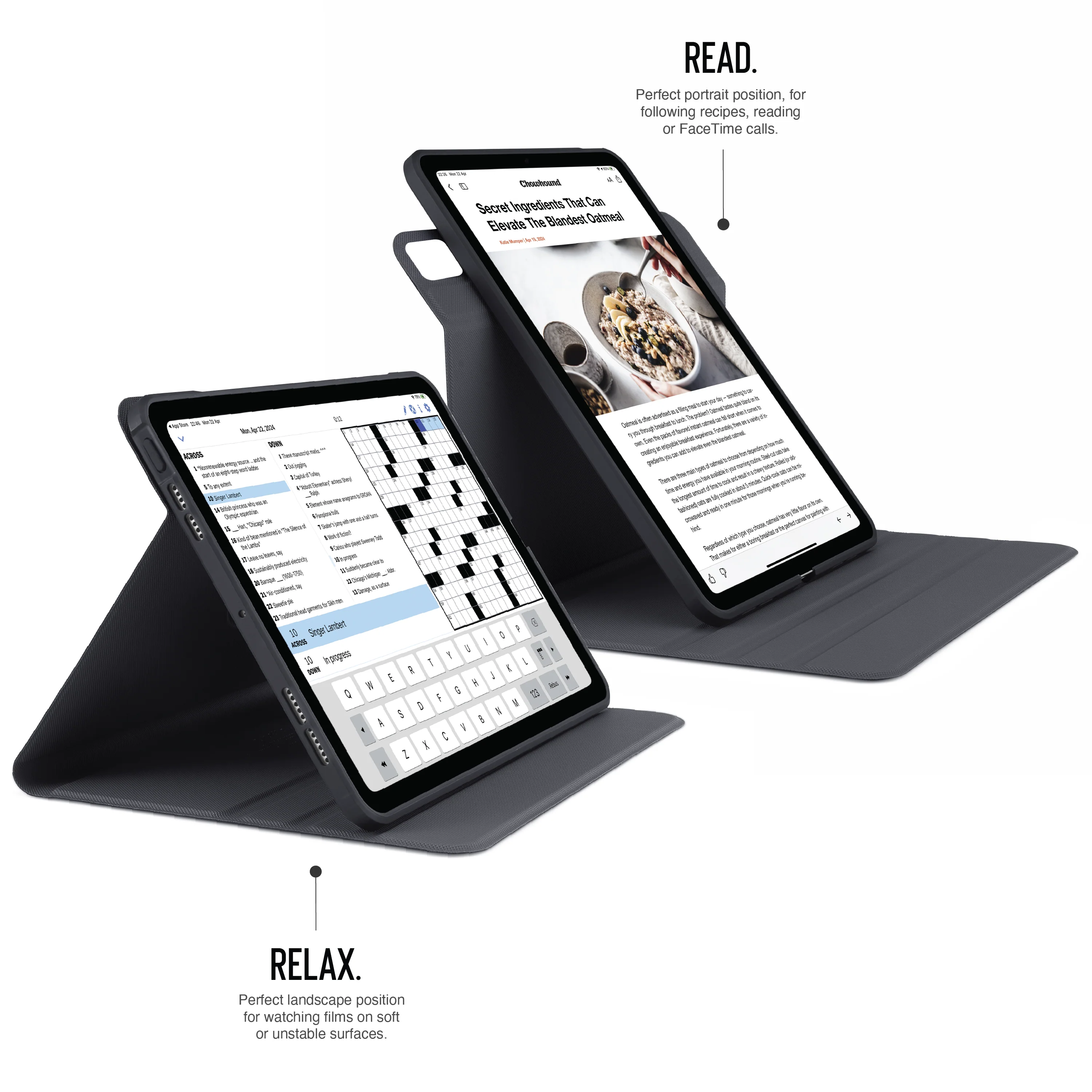 Pipetto Rotating Folio Case voor 11-inch iPad Pro (M5/M4) - Zwart - Image 3