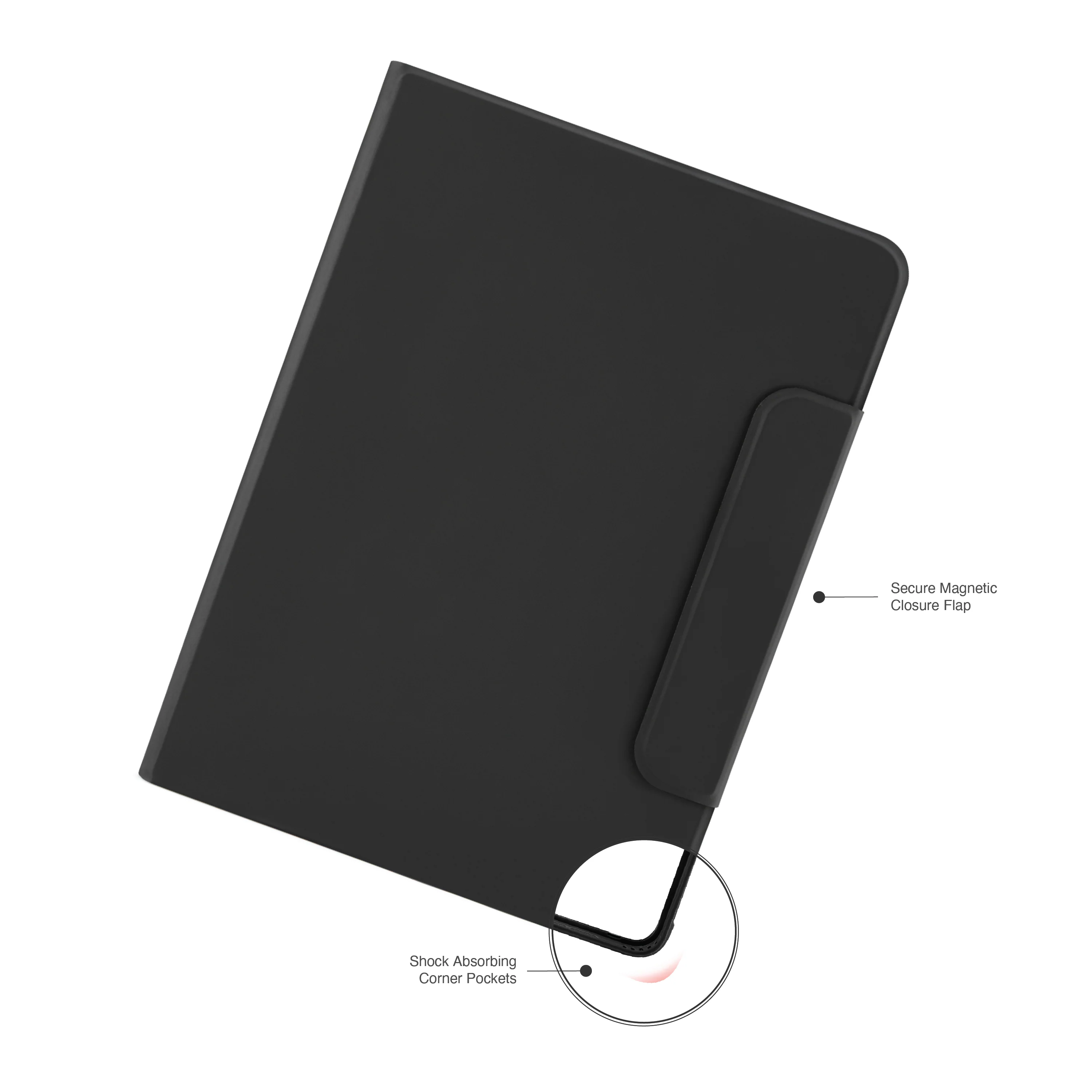 Pipetto Rotating Folio Case voor 13-inch iPad Pro (M5/M4) - Zwart - Image 2