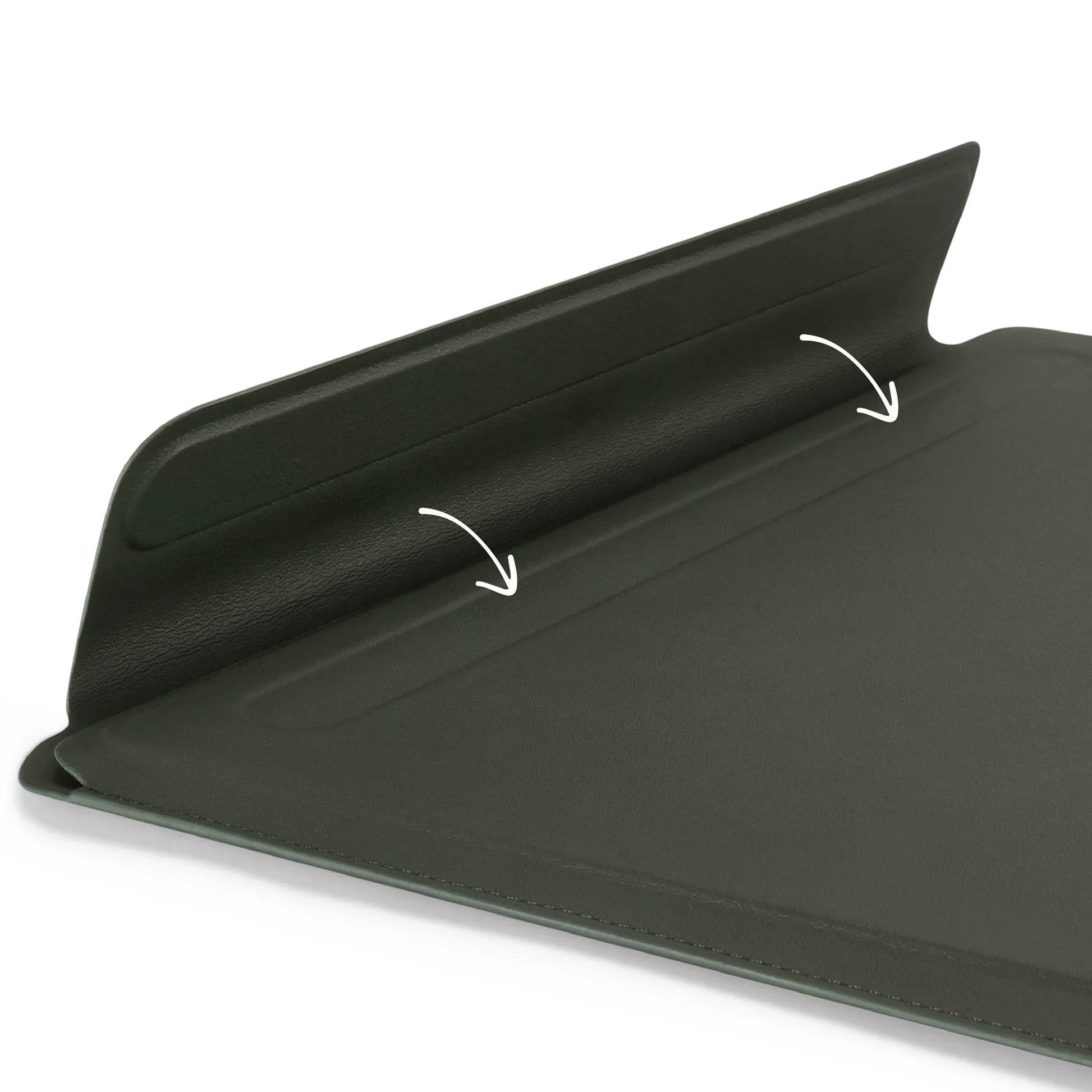 Pipetto Ultra Slim Sleeve voor MacBook 13/14-inch - Donkergroen - Image 3