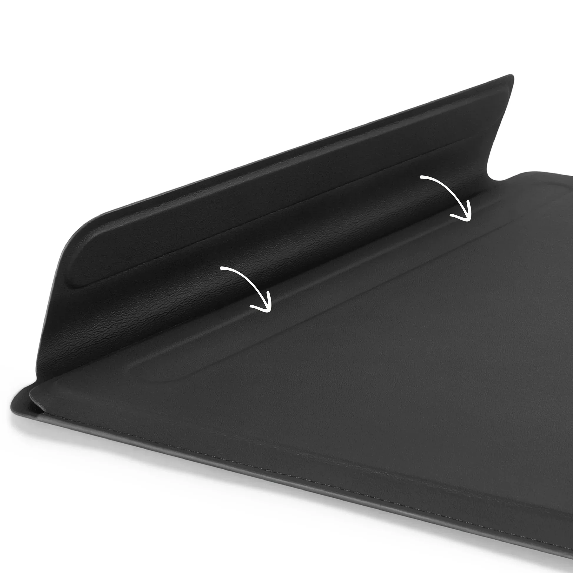 Pipetto Ultra Slim Sleeve voor MacBook 13/14-inch - Zwart - Image 5