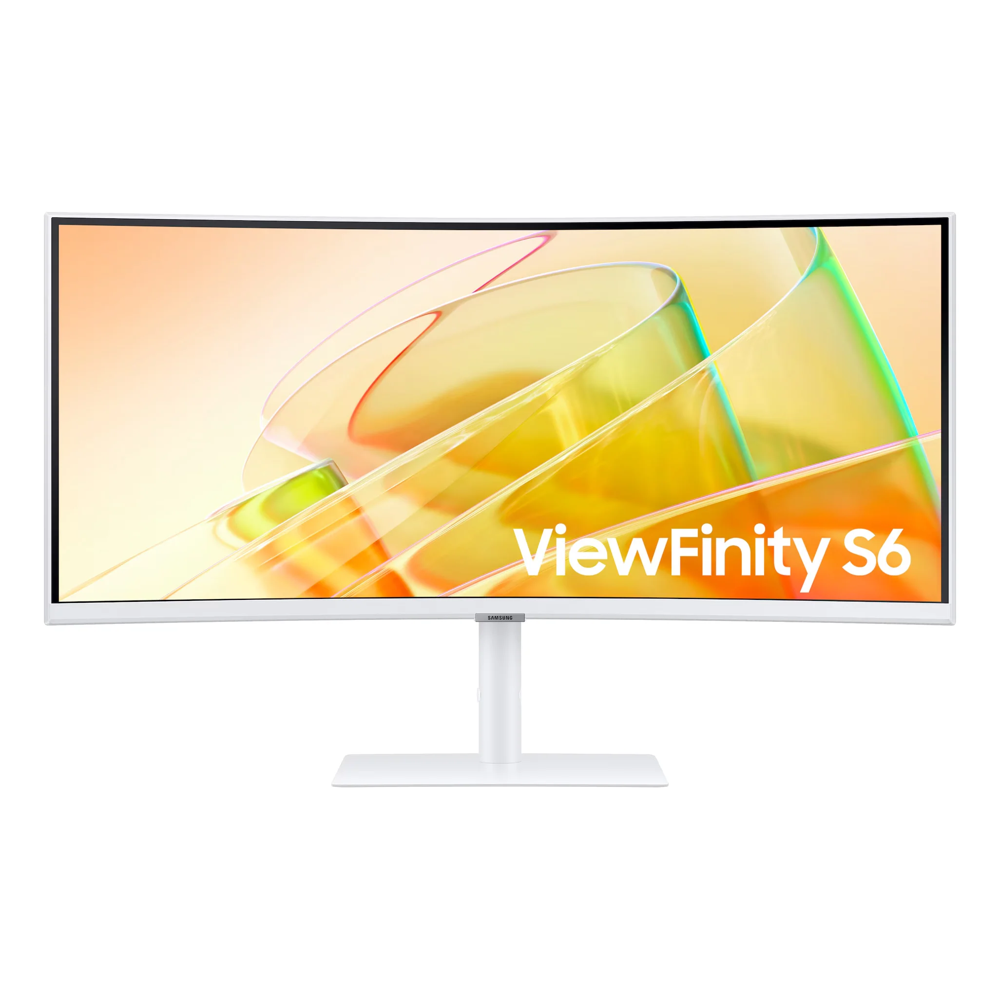 Samsung ViewFinity S6 34-inch LED monitor / 3440 x 1440 UWQHD @ 100 Hz / VA / 350 cd/m² / 3000:1 / HDR10 / 5 ms / 2 x Thunderbolt 4 / HDMI / DP (Wit)