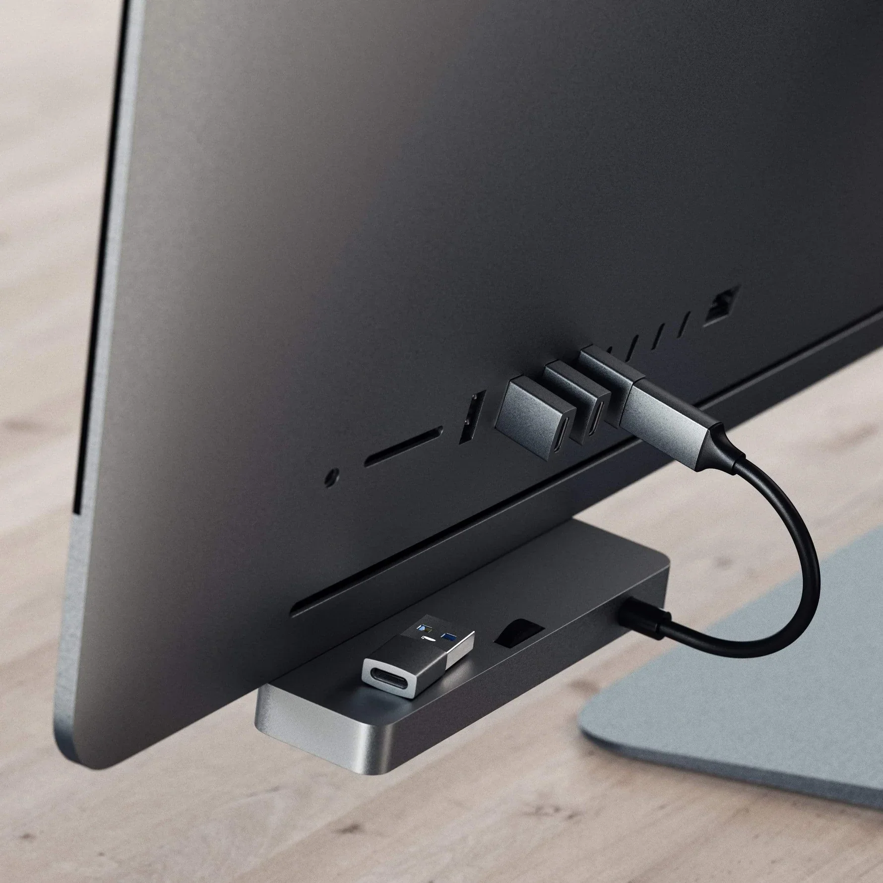 Satechi USB-A naar USB-C Adapter - Spacegrijs - Image 3