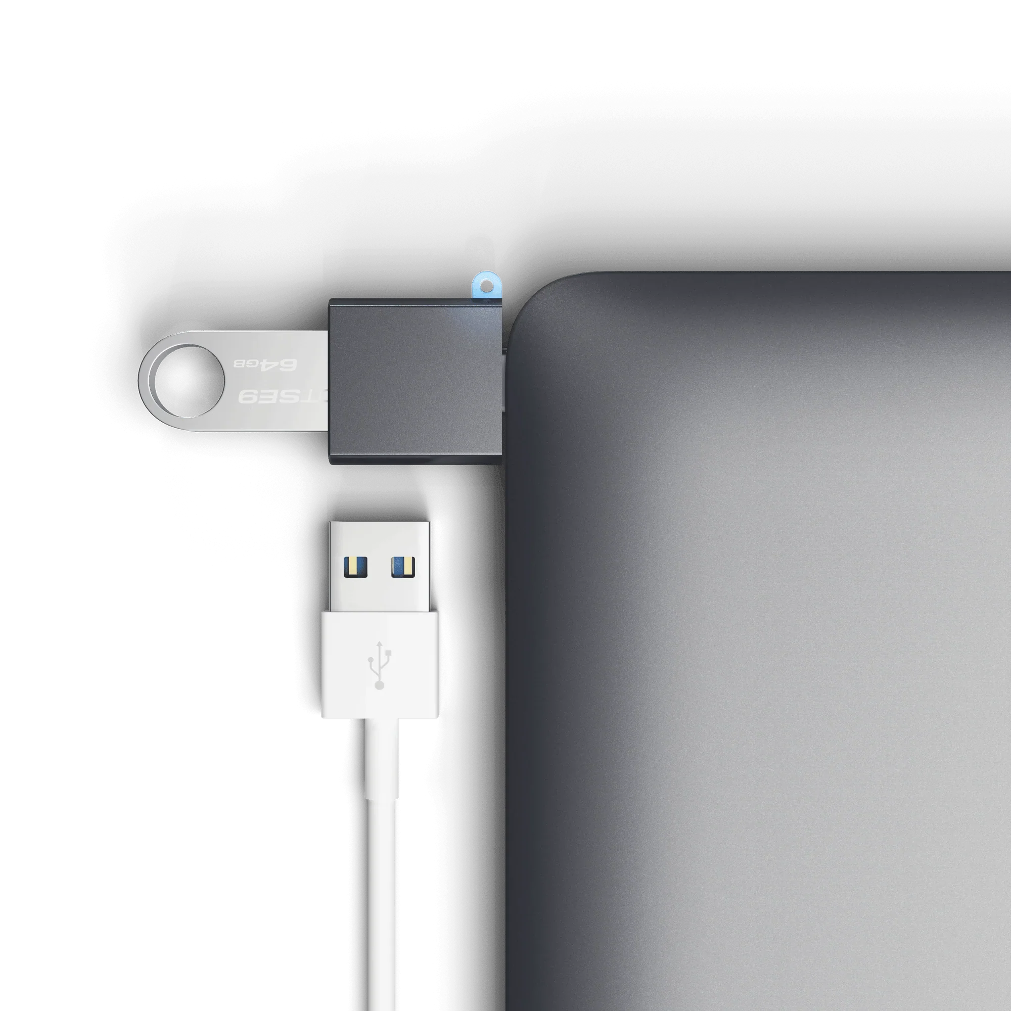 Satechi USB-C naar USB-A Adapter - Spacegrijs - Image 4
