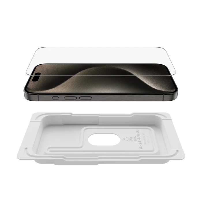 Belkin Screen Protector voor iPhone 15 Pro - UltraGlass Anti-Microbial (BOXED) - Image 3