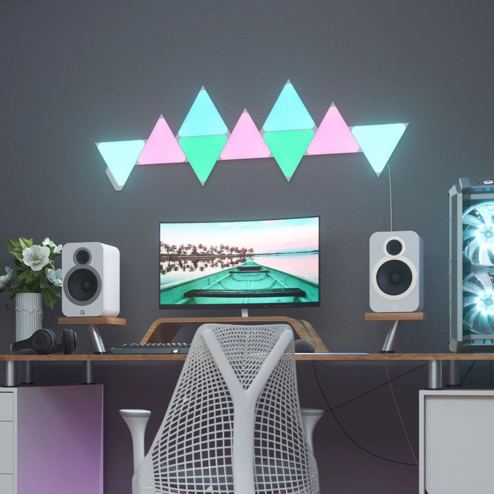 Nanoleaf Shapes - Triangles - Starter Kit - 9 panels - Image 2