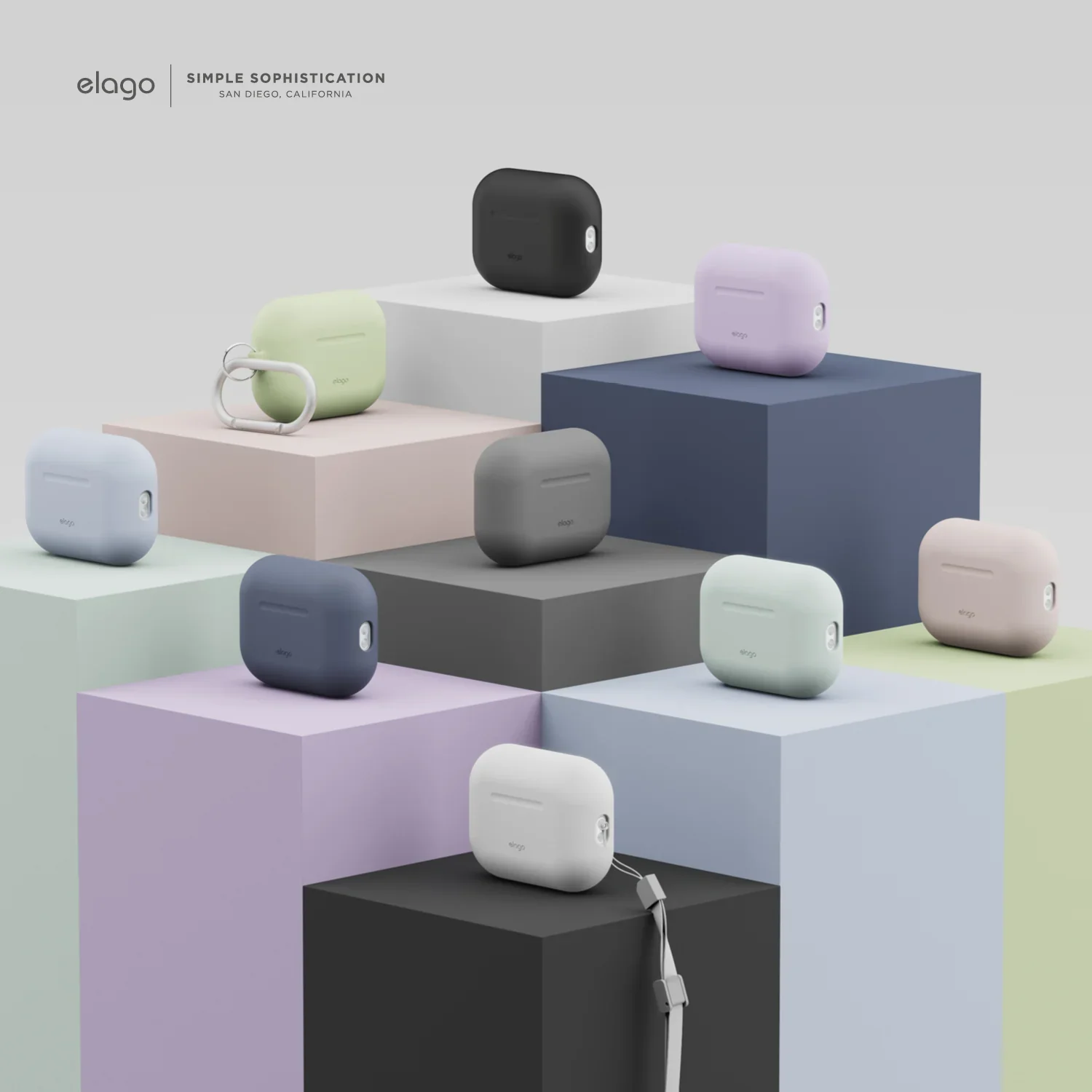 EOL Elago Silicone Case voor AirPods Pro (2e gen.) - Munt - Image 3