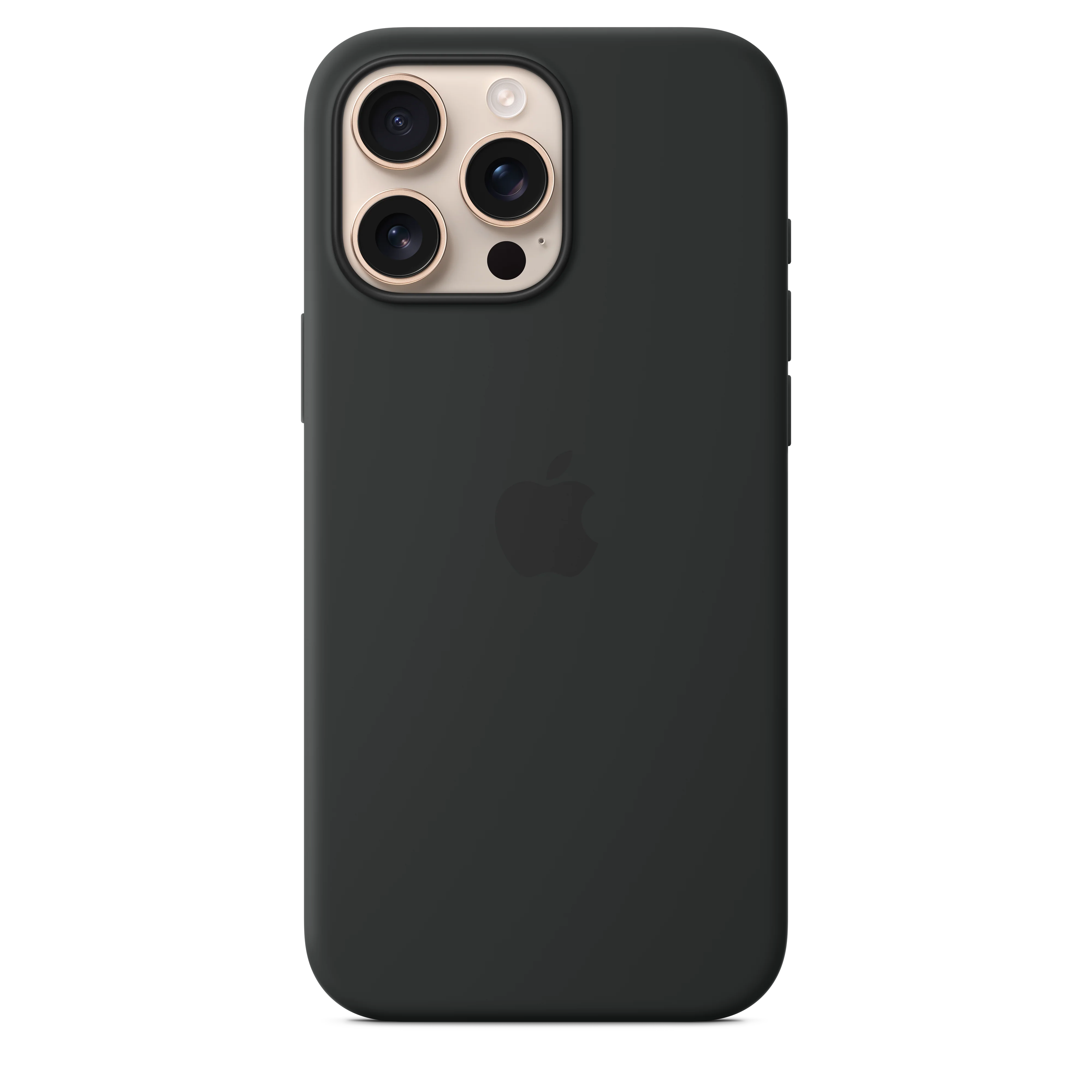 Siliconenhoesje met MagSafe voor iPhone 16 Pro Max - Zwart