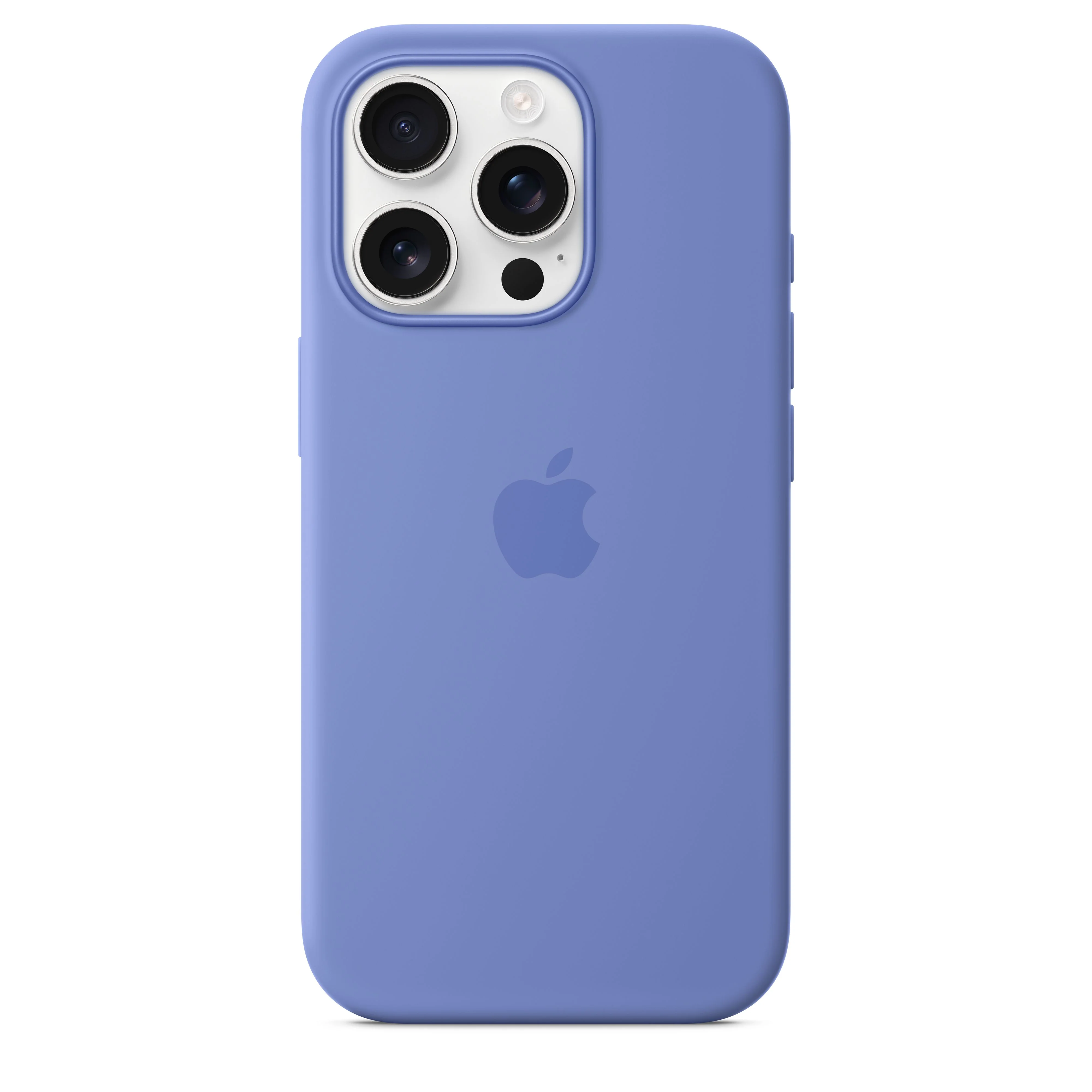 Siliconenhoesje met MagSafe voor iPhone 16 Pro - Violetblauw