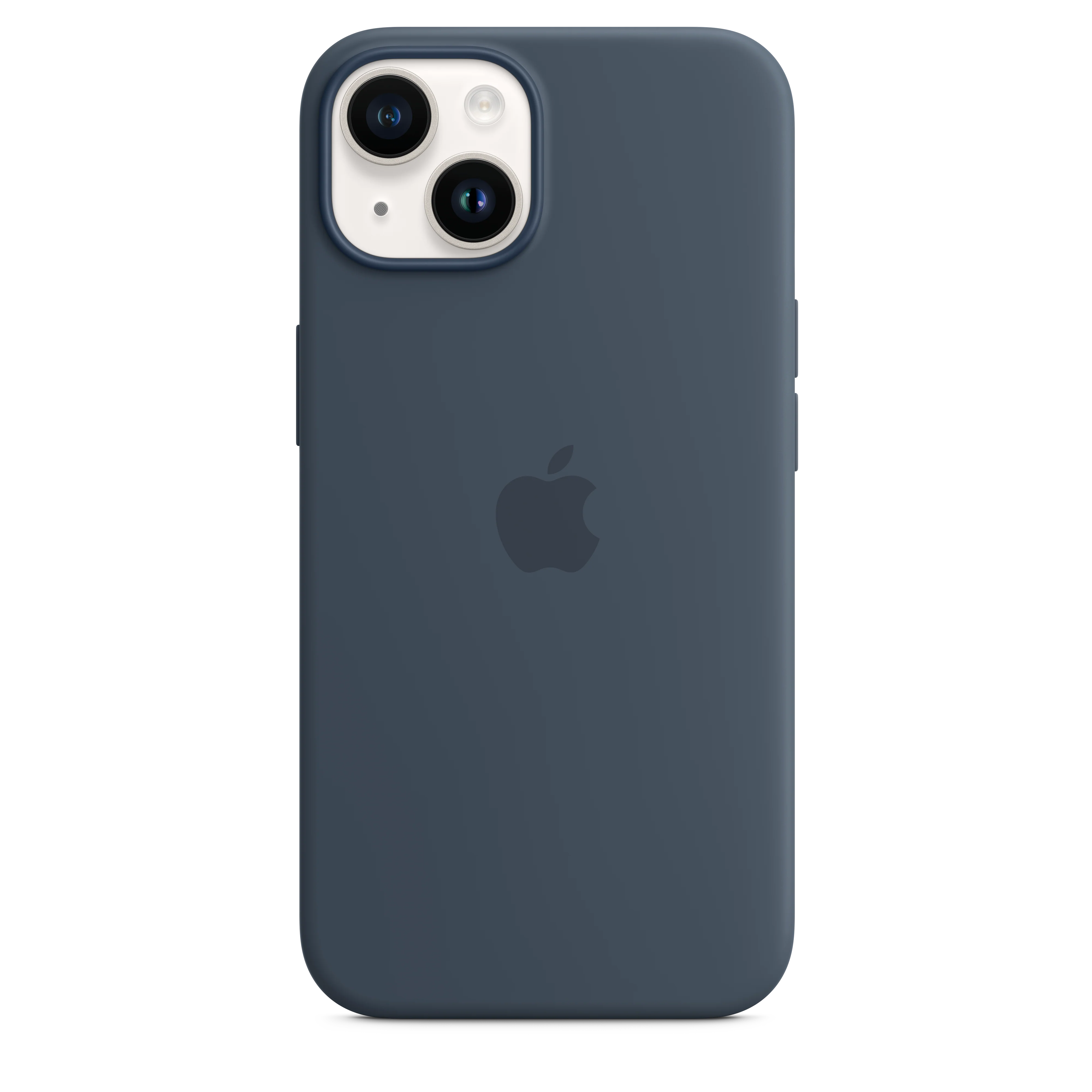 Siliconenhoesje met MagSafe voor iPhone 14 - Stormblauw - Image 4