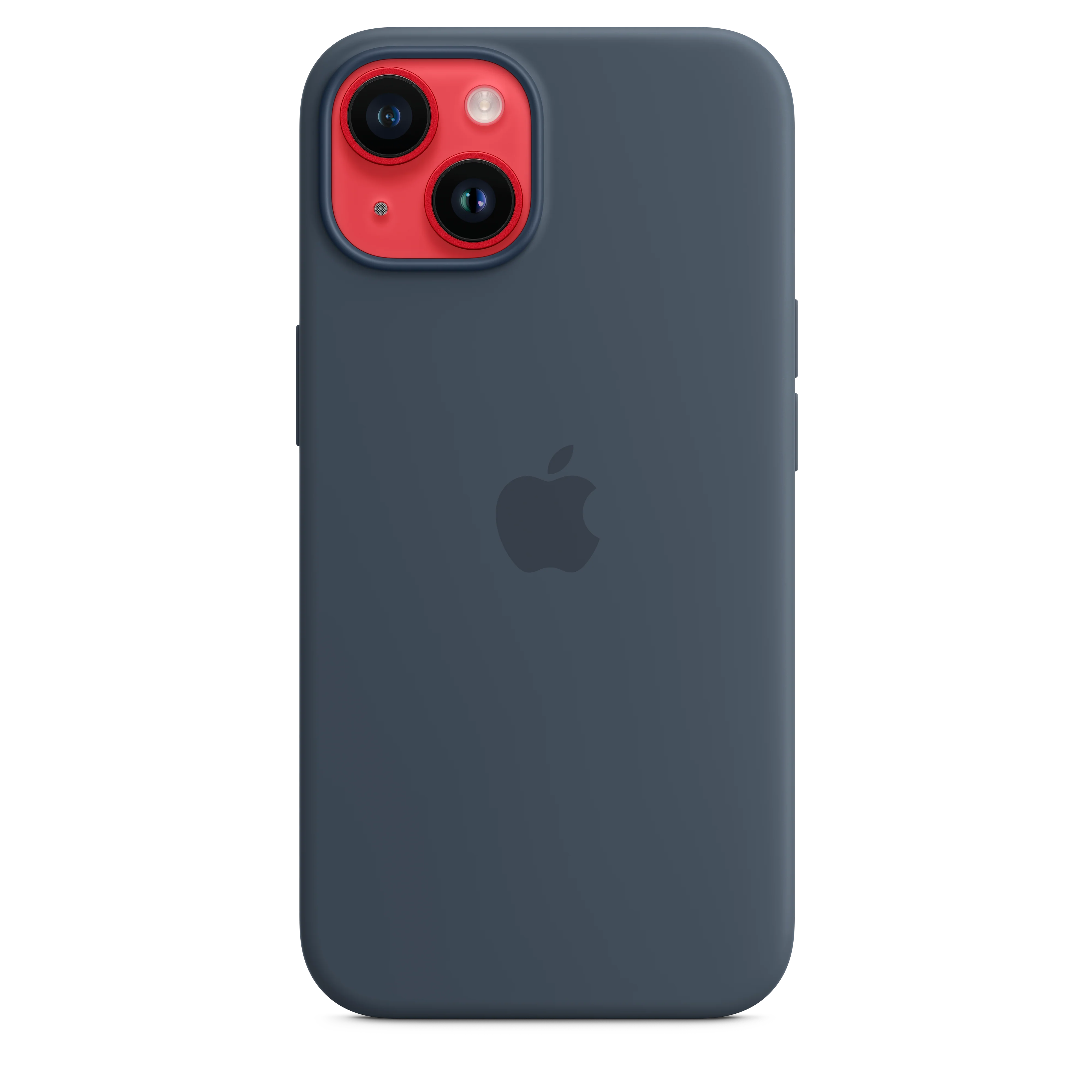 Siliconenhoesje met MagSafe voor iPhone 14 - Stormblauw - Image 5