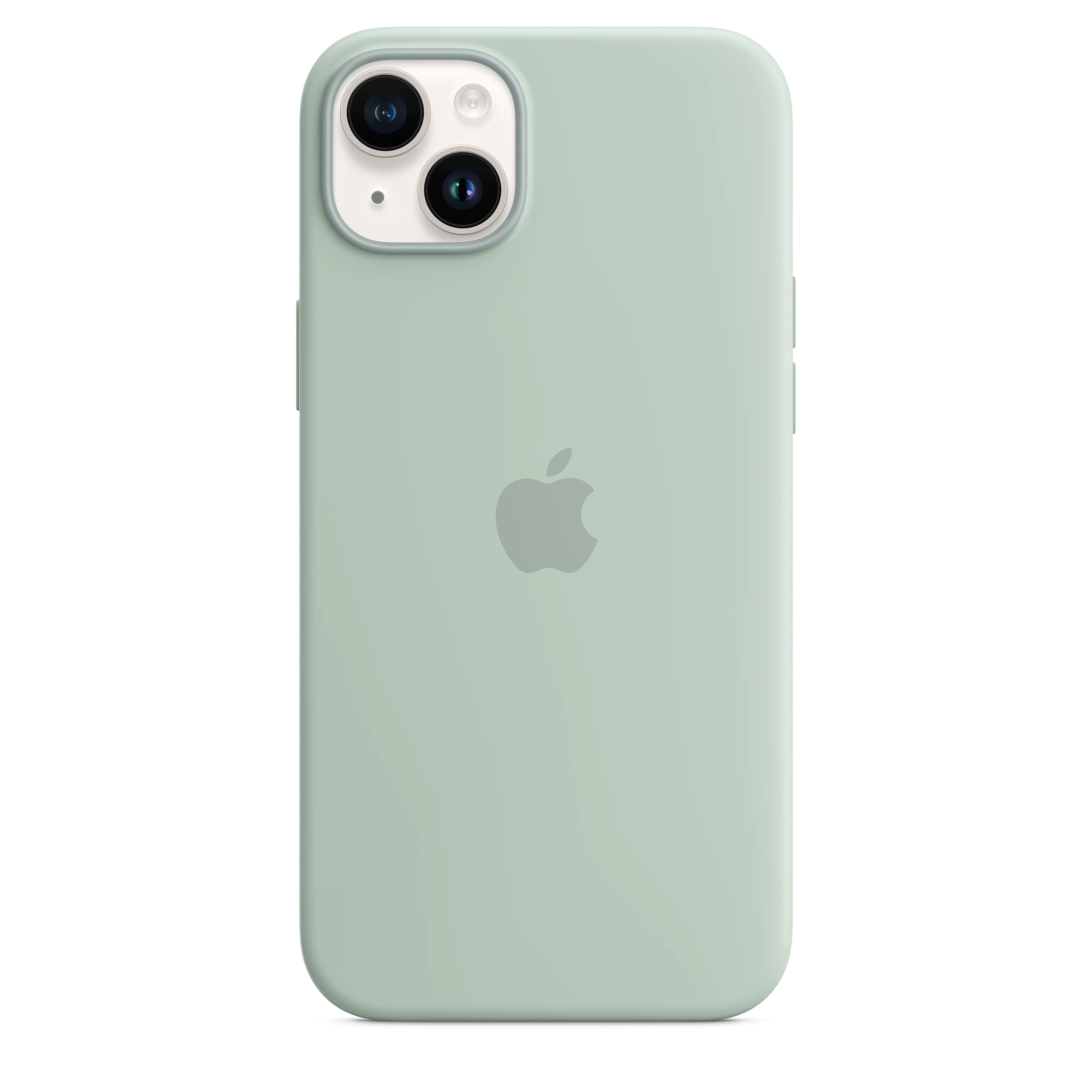 EOL Siliconenhoesje met MagSafe voor iPhone 14 Plus - Agavegroen - Image 4