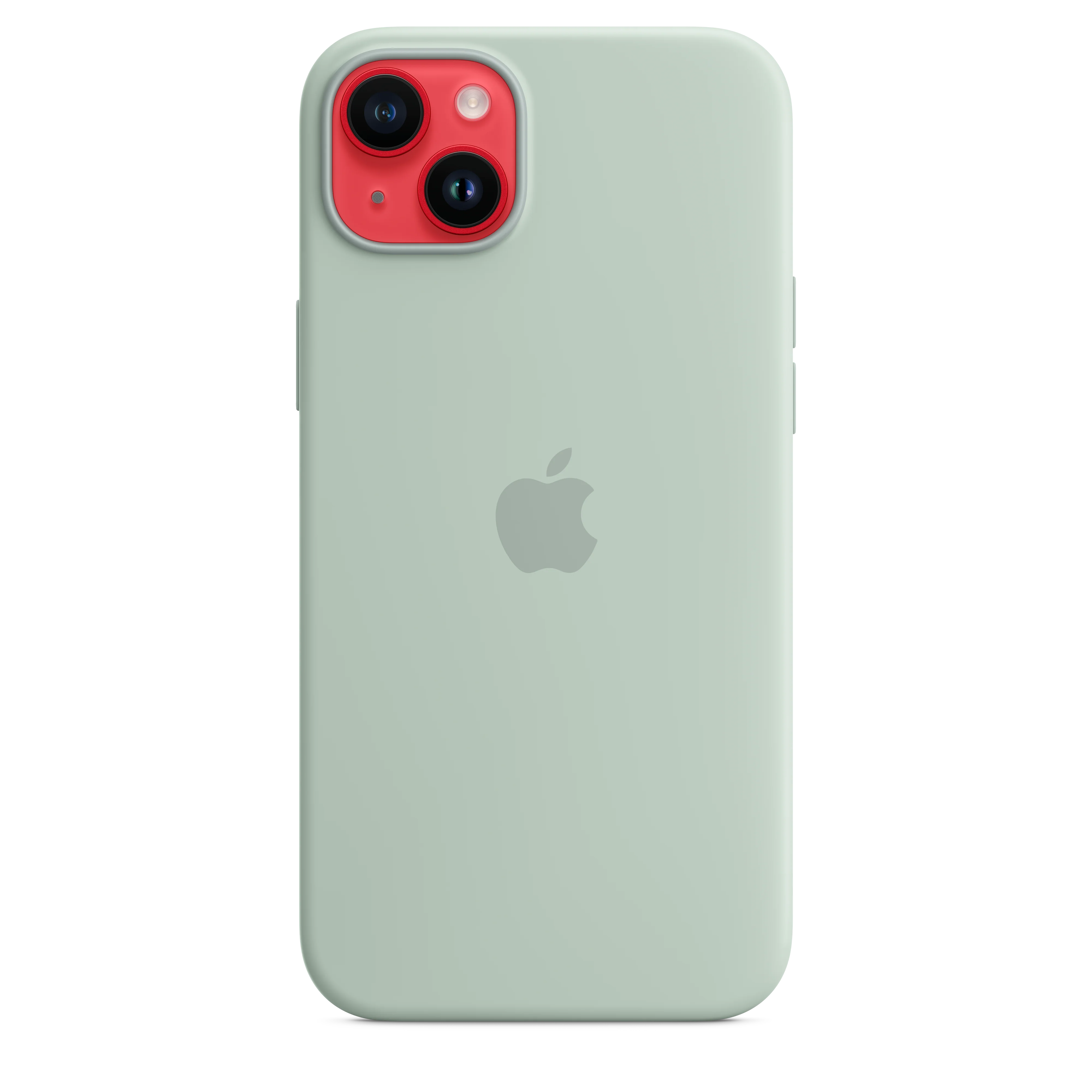 EOL Siliconenhoesje met MagSafe voor iPhone 14 Plus - Agavegroen - Image 5