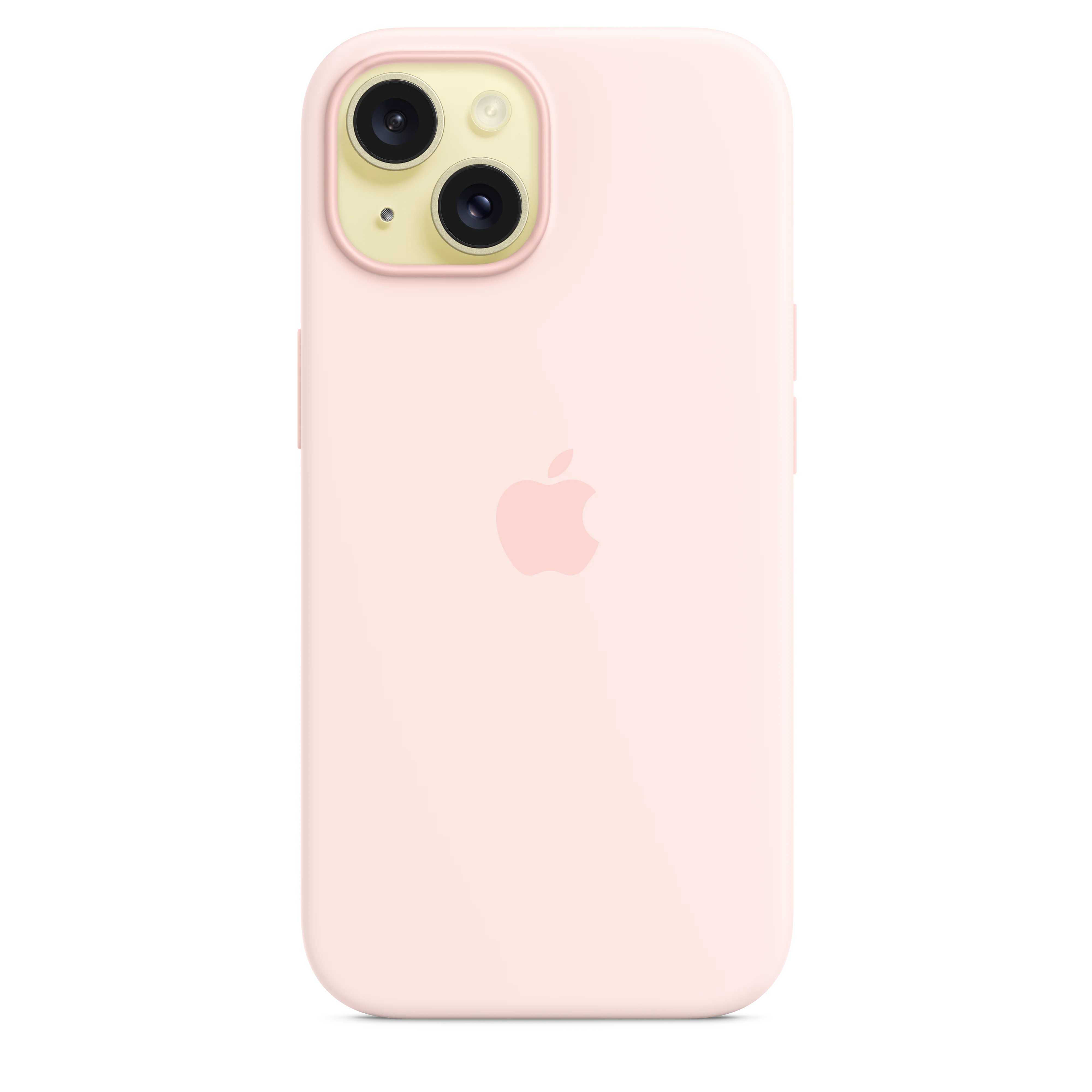 Siliconenhoesje met MagSafe voor iPhone 15 - Lichtroze - Image 3