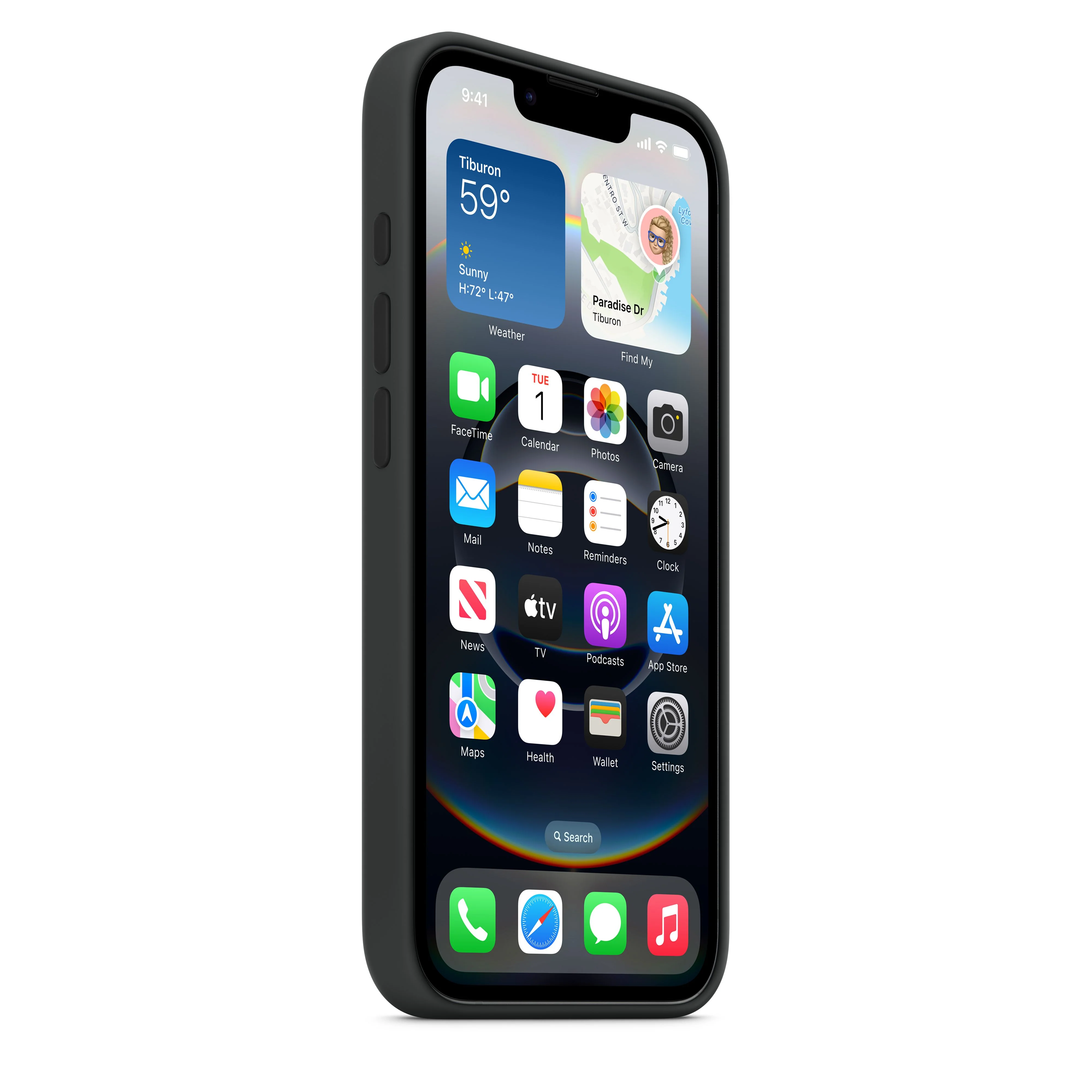 Siliconenhoesje voor iPhone 16e - Zwart - Image 3