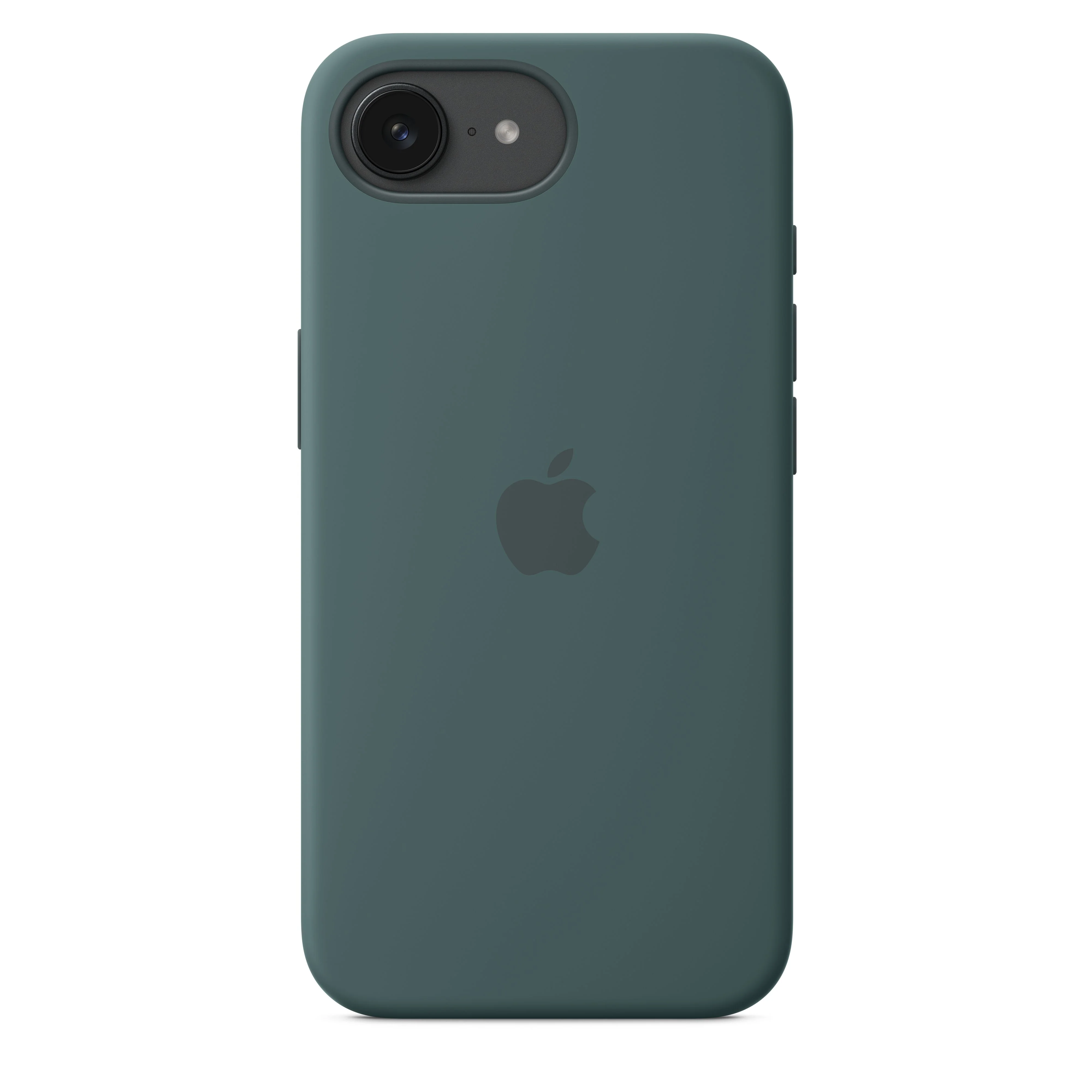Siliconenhoesje voor iPhone 16e - Blauwgroen - Image 2