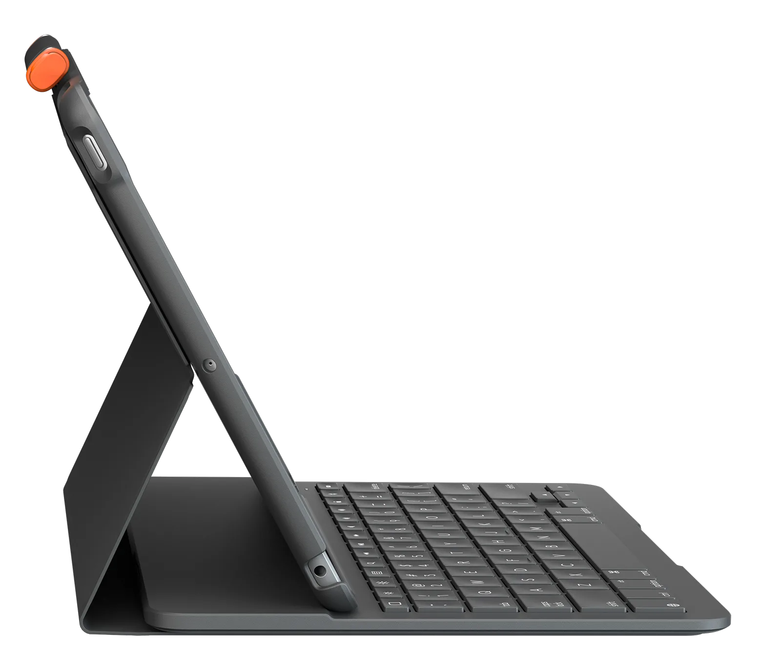 Logitech Slim Folio - Keyboard Case voor 10,2-inch iPad (7e/8e/9e gen.) - FR (Azerty) - Oxford Grey - Image 3