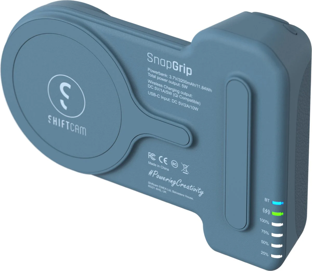 EOL ShiftCam SnapGrip - Mobile Battery Grip - Blue Jay - Image 3