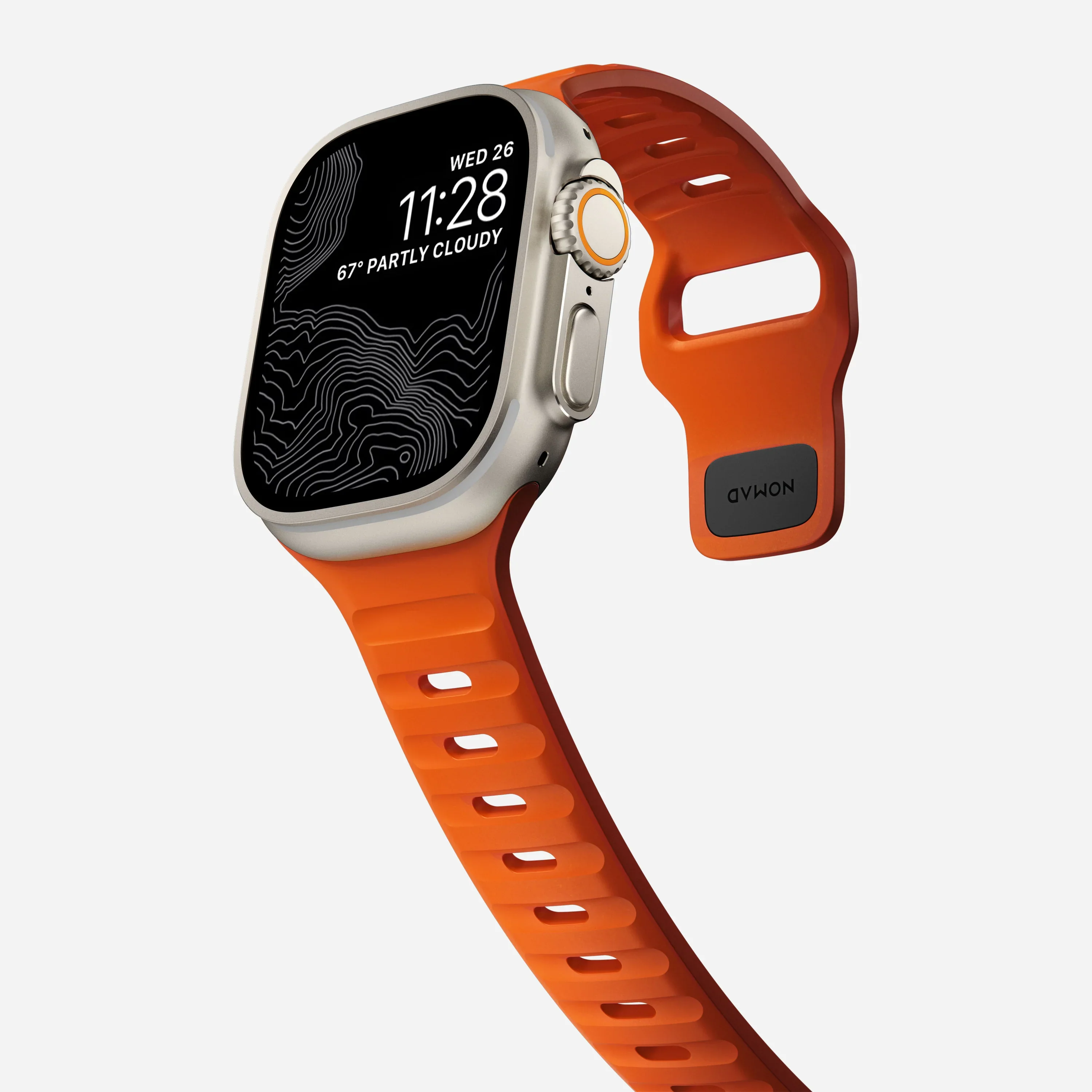 Nomad Sportbandje - 44/45/46/49 mm - Ultra Oranje - Image 4