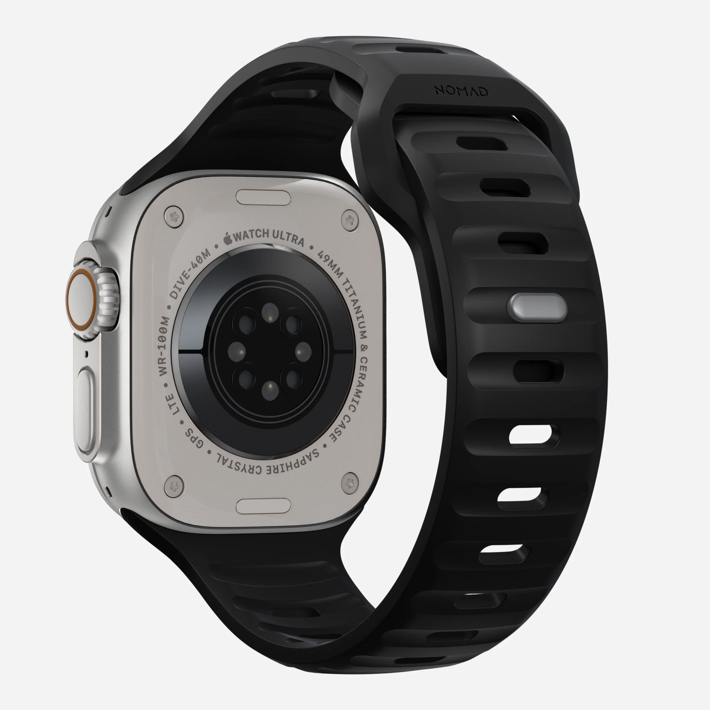 Nomad Sportbandje - 44/45/46/49 mm - Zwart