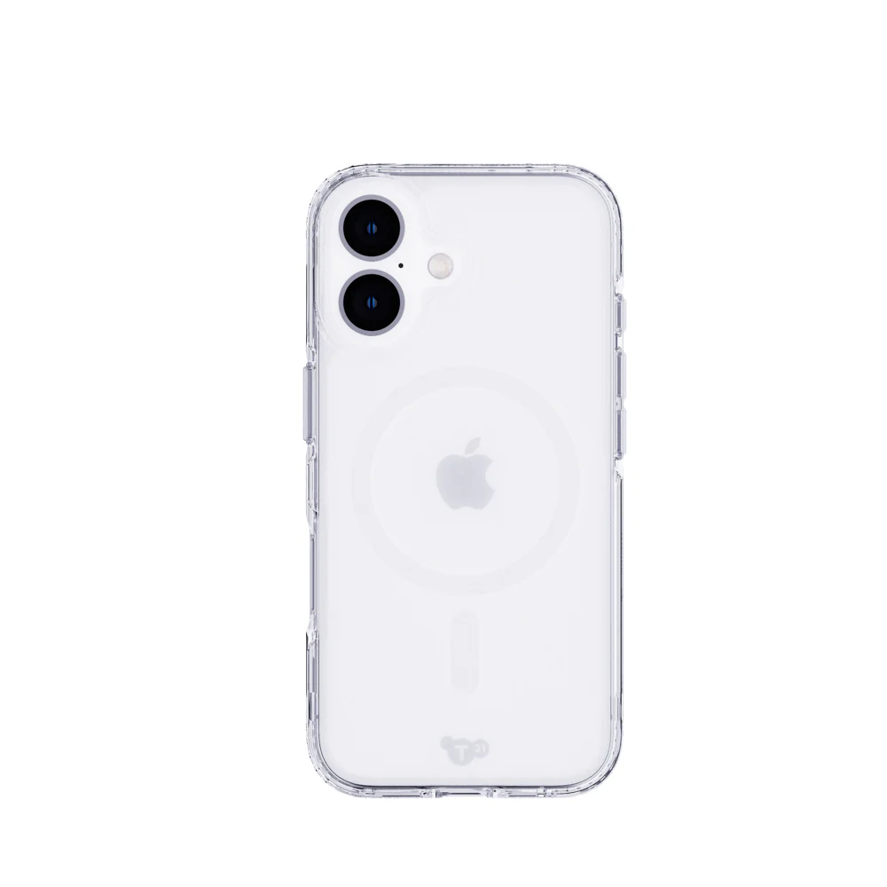 Tech21 Evo Clear MagSafe voor iPhone 16 - Transparant