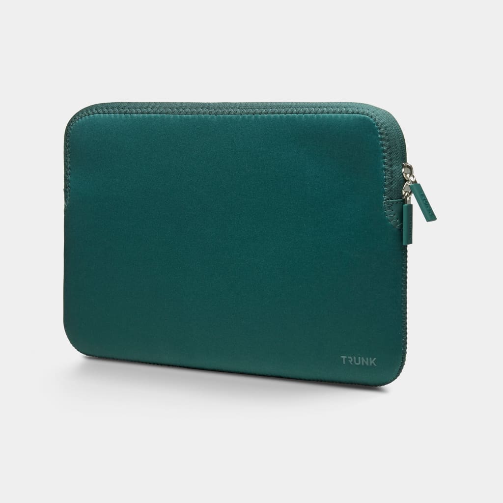 Trunk Neopreen hoes voor MacBook 13-inch - Donkergroen