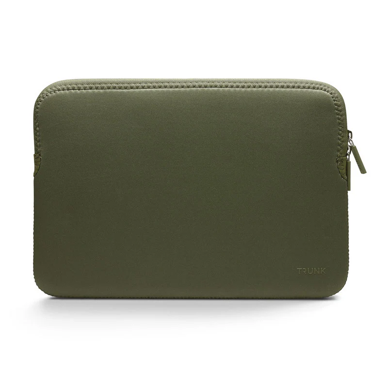 Trunk Neopreen hoes voor MacBook Air 13-inch - Spagnum groen - Image 2