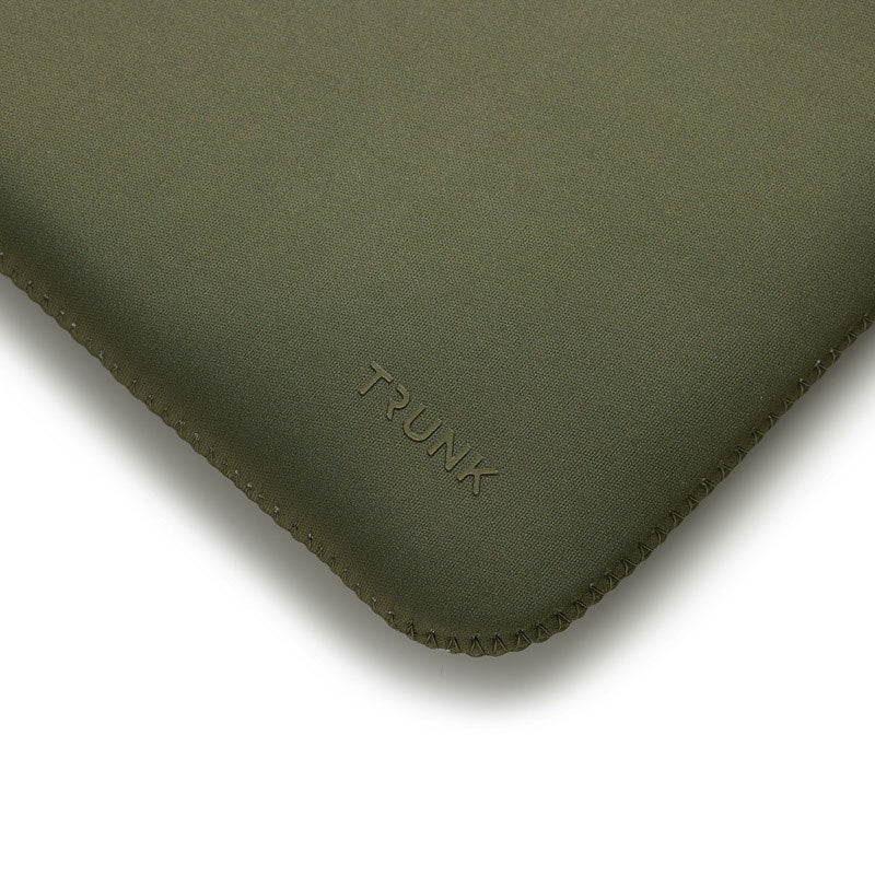 Trunk Neopreen hoes voor MacBook Air 13-inch - Spagnum groen - Image 4