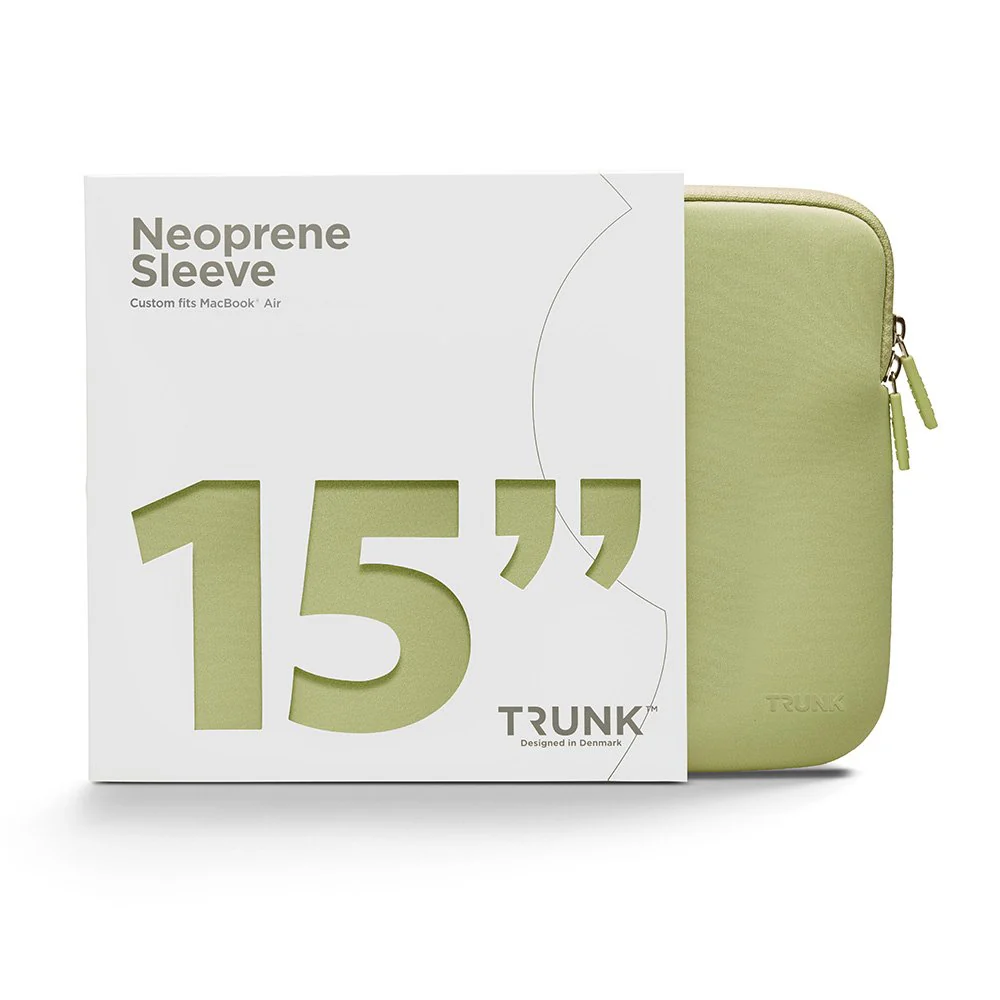 EOL Trunk Neopreen hoes voor MacBook Air 15-inch - Nijlgroen