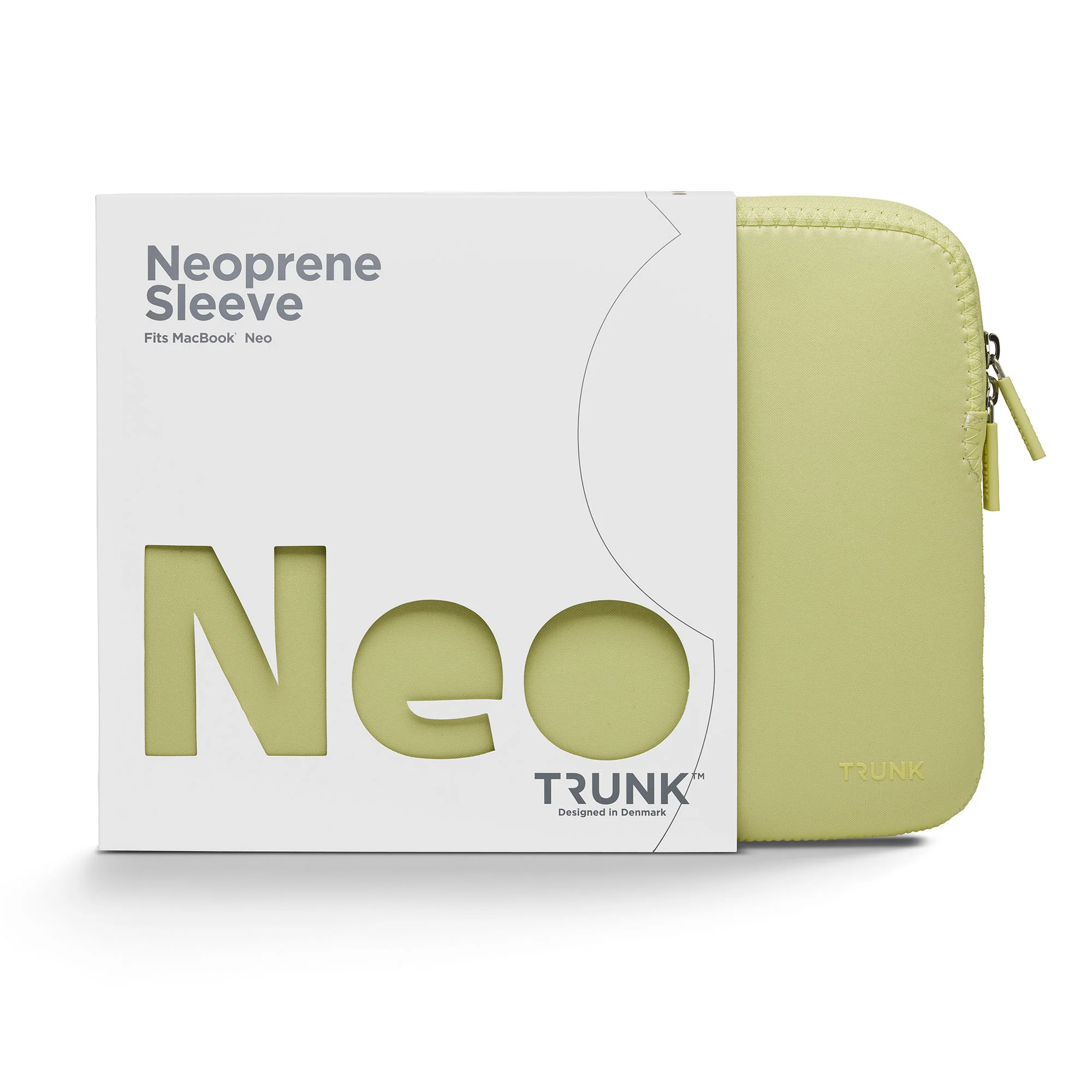 Trunk Neopreen hoes voor MacBook Neo - Citrus