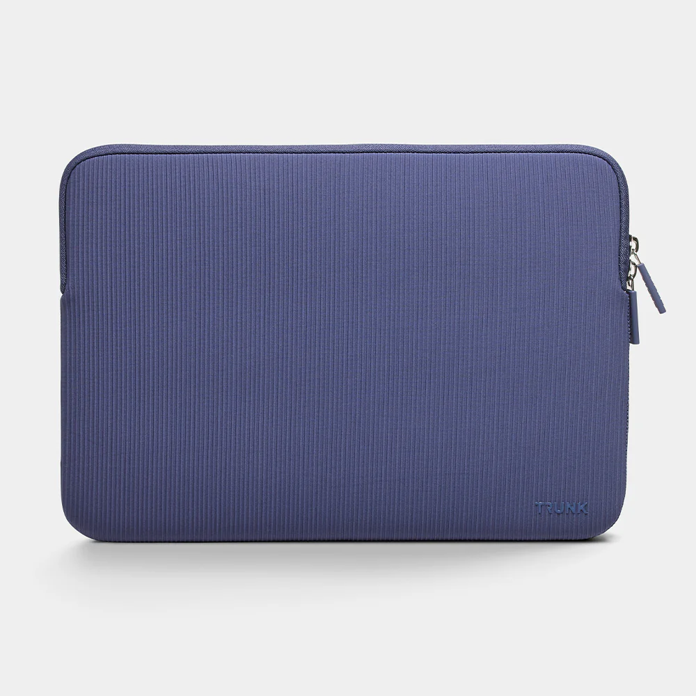 Trunk Ribbed Velvet Sleeve voor MacBook 13-inch - Bosbes - Image 2